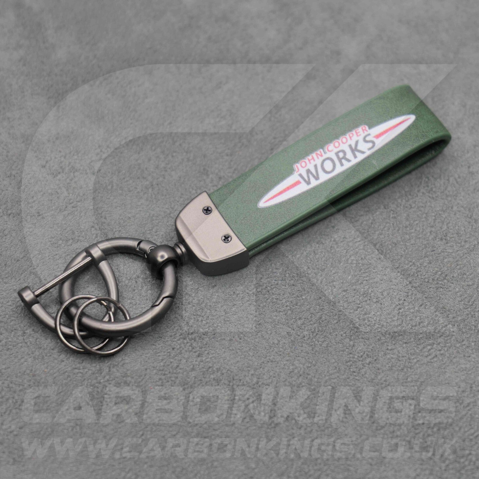 Mini JCW Leather Key Ring Chain John Cooper Works Premium Durable Cooper Clubman