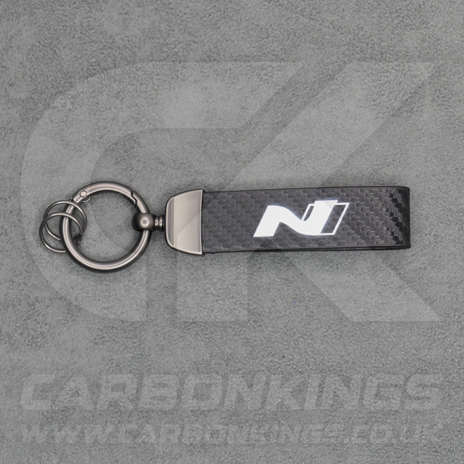Hyundai N Carbon Fibre Premium Car Key Ring Chain Ioniq 5 6 9 Kona i10 i20 i30