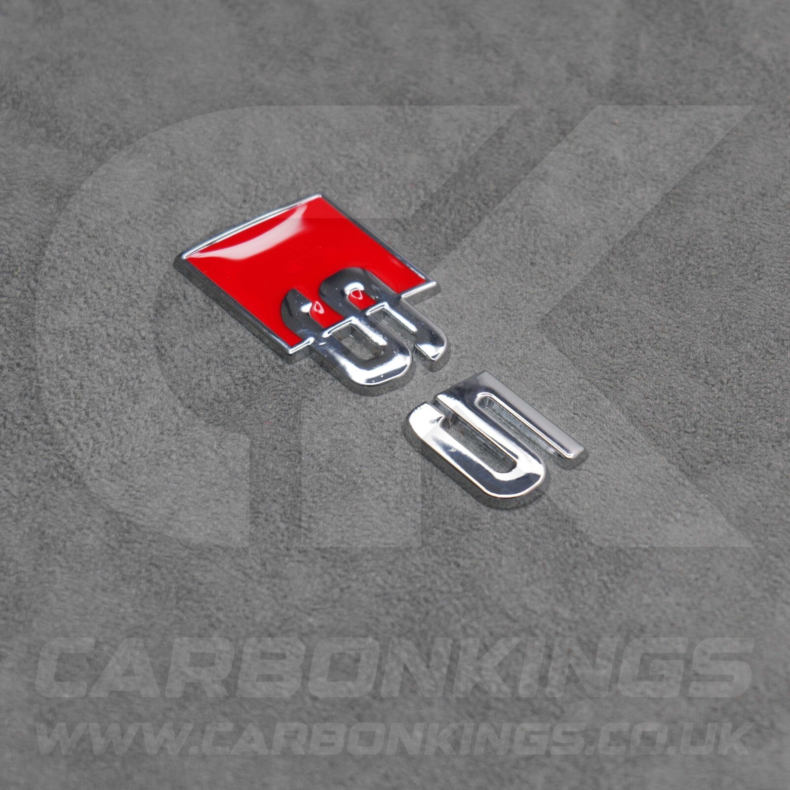 Audi S5 Silver Chrome Boot Rear Badge Letters Logo Emblem B8 8T B8.5 8.5T B9 B10