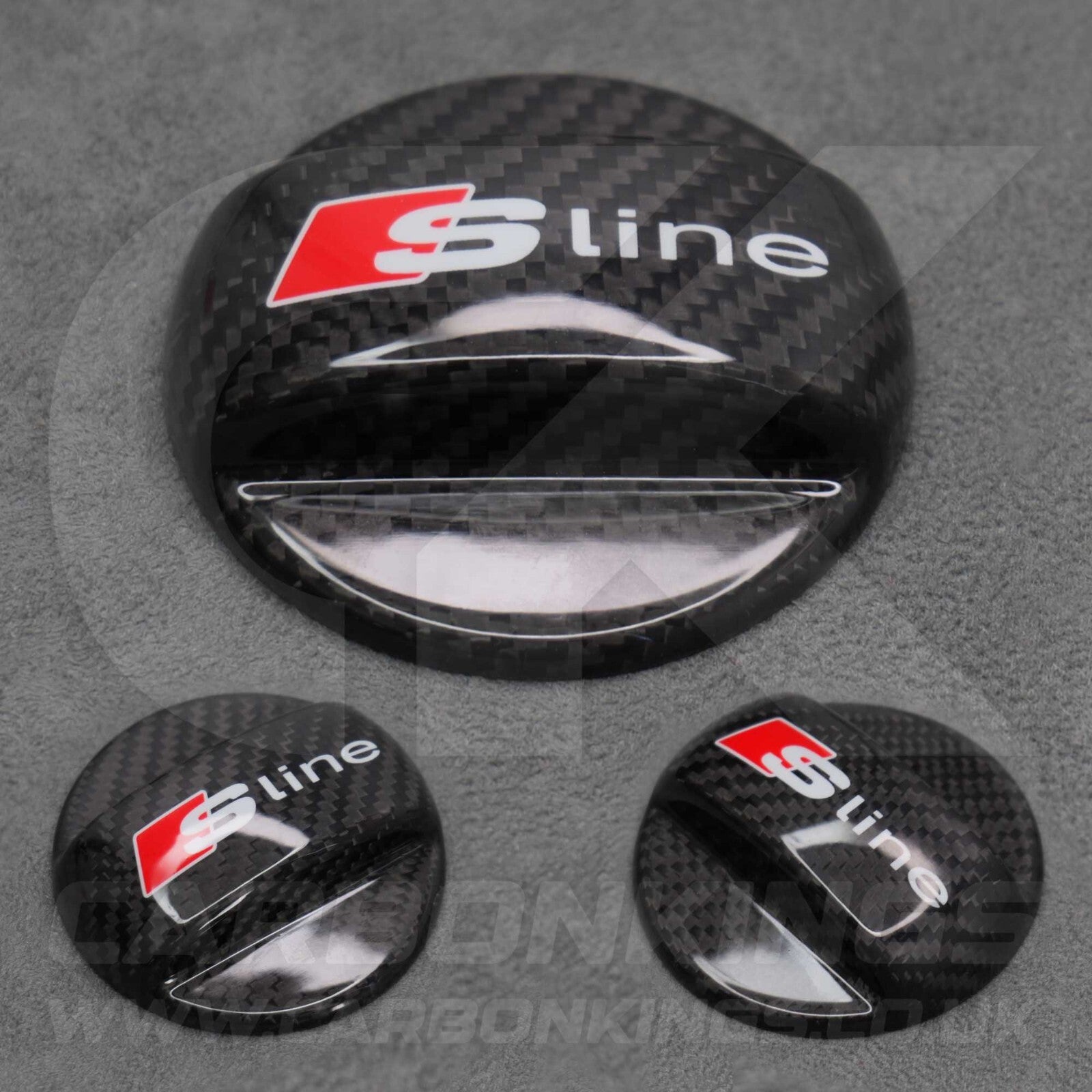 Audi S Line Genuine Carbon Fibre Fuel Cap Cover S1 S3 S4 S5 S6 A1 A3 A4 A5 A6 A7