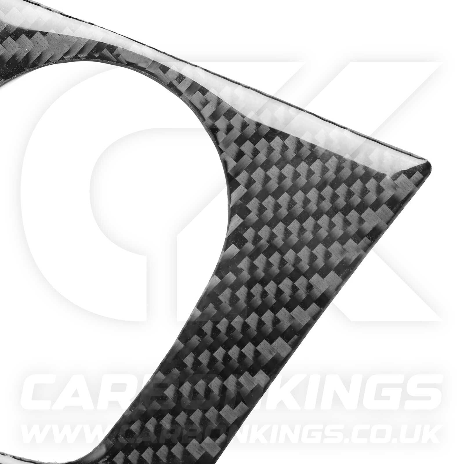 BMW Carbon Fibre Style Start Stop Button Surround for 2 3 Series F20 F30 F34 F32