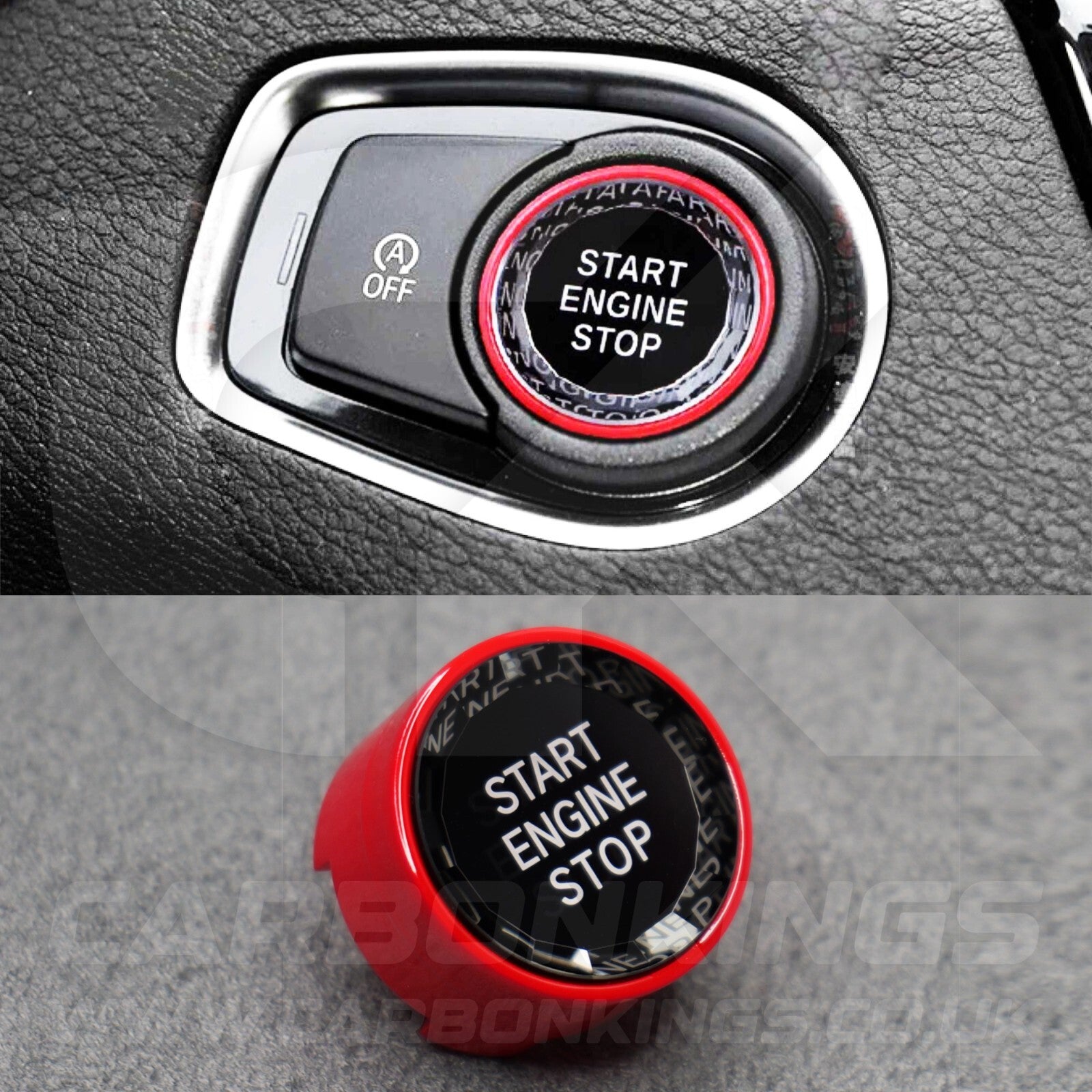 BMW Red Crystal Start Engine Button M2 M3 M4 M5 M6 M140i G30 F80 F82 F30 F85 F87