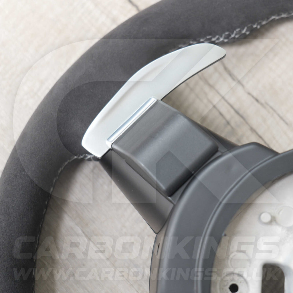BMW Alcantara M Sport White Steering Wheel 1 2 3 4 X1 X3 X4 X5 X6 M2 M3 M4 F80 +