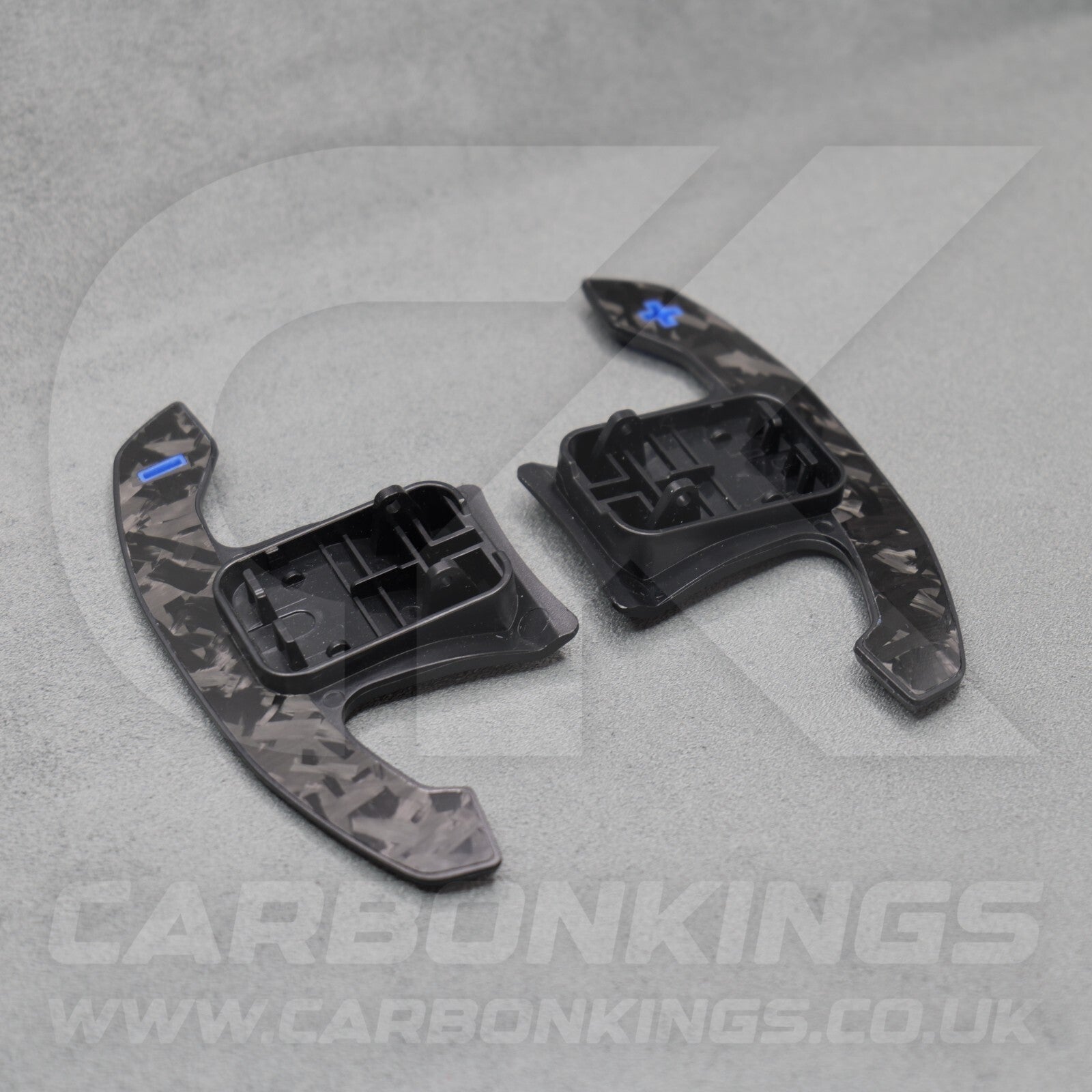 BMW Genuine Forged Carbon Fibre & Blue Gear Shifter Paddles F80 M3 F82 M4 M2 F30