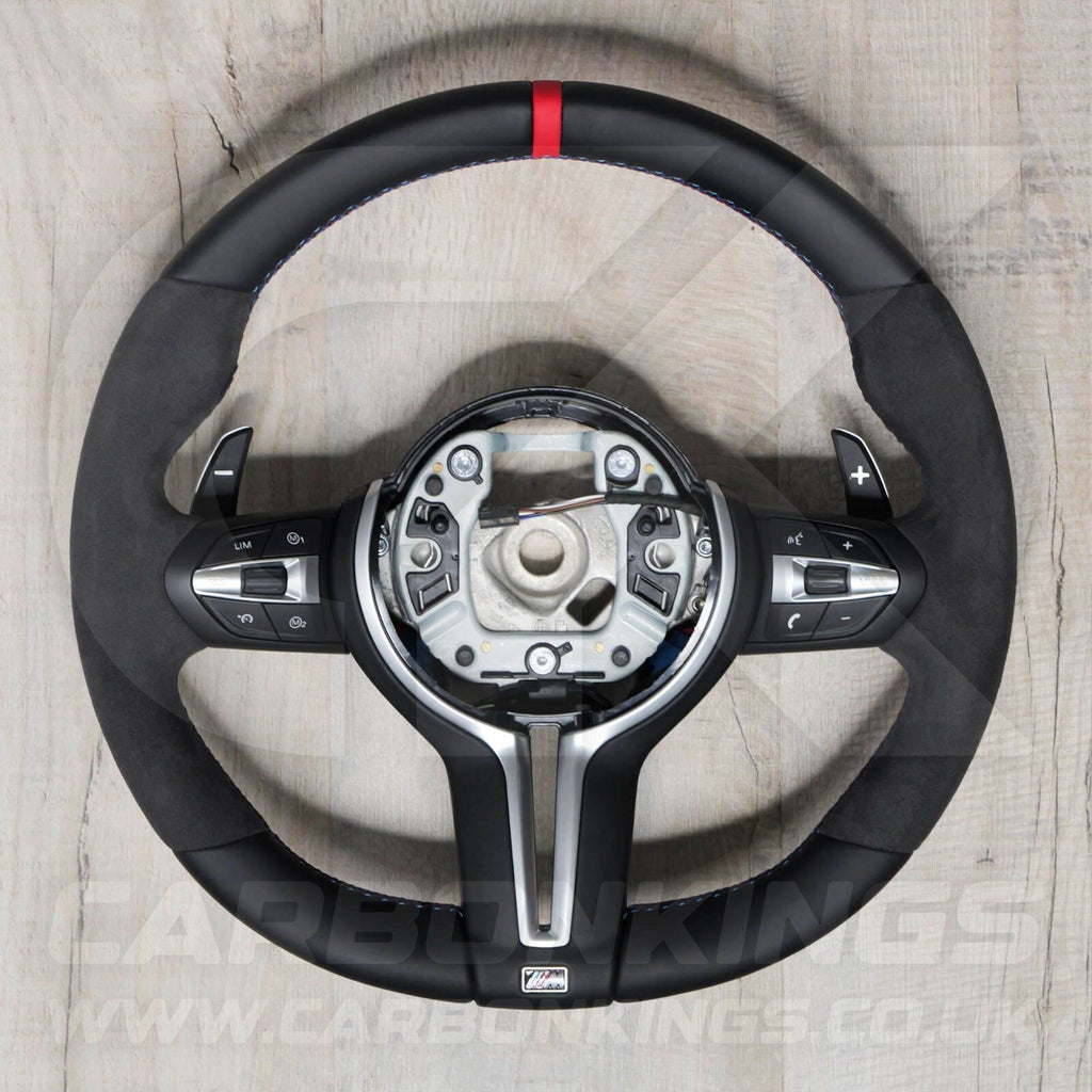 BMW Alcantara M Sport Red Steering Wheel 1 2 3 4 X1 X3 X4 X5 X6 M2 M3 M4 F80 +