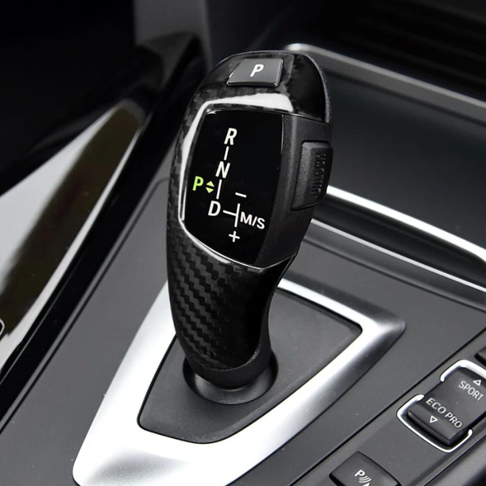 BMW Replacement Carbon Fibre Style Gear Shift Knob for F30 F20 F10 F15 F25 X5 X3