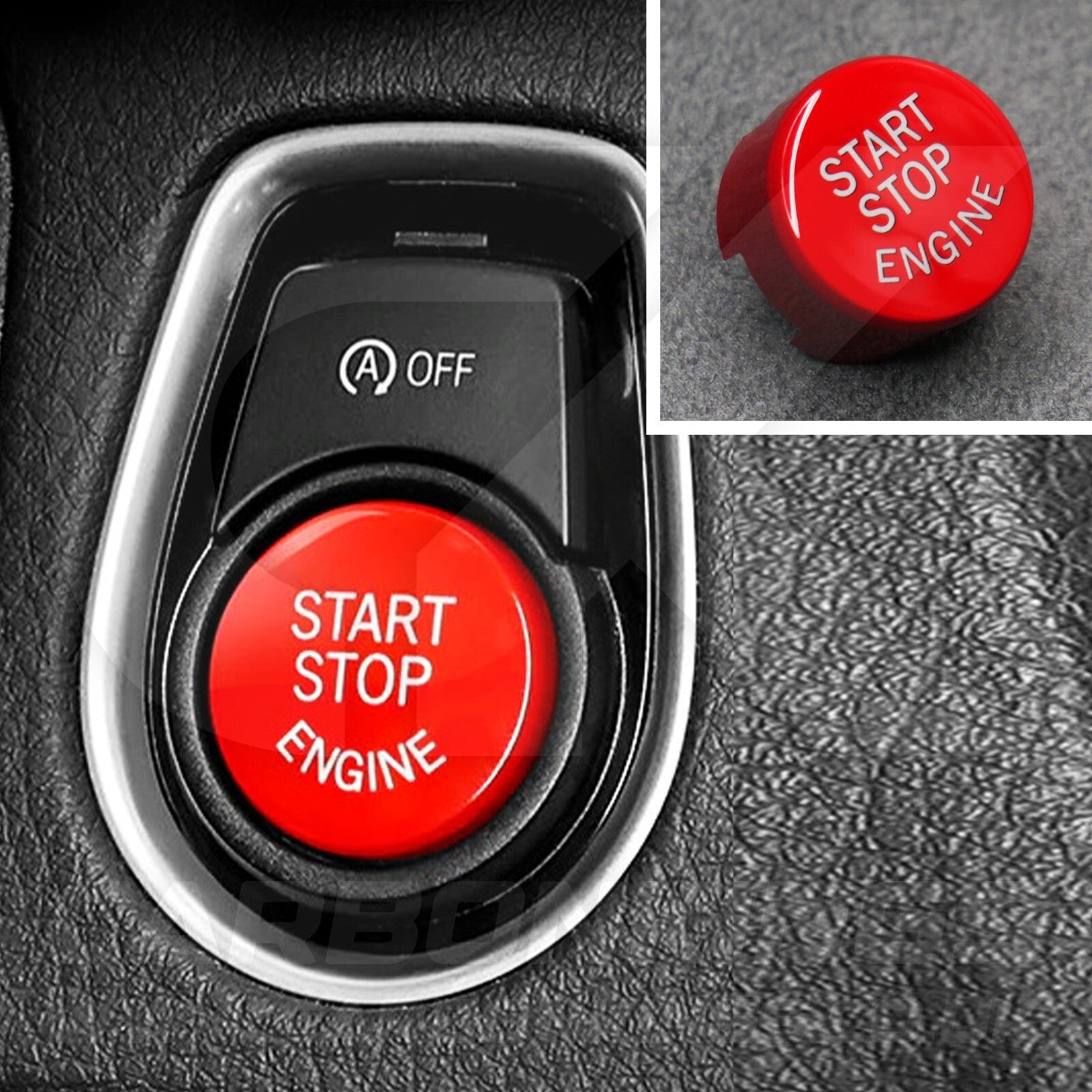 BMW Red Start Stop Engine Button M2 M3 M4 M5 M6 M140i F20 F80 F82 F83 F85 F87