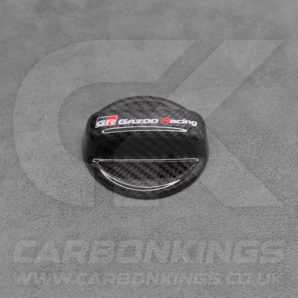 Toyota GR Sport Real Carbon Fibre Gazoo Racing Fuel Filler Cap Yaris Supra GR86