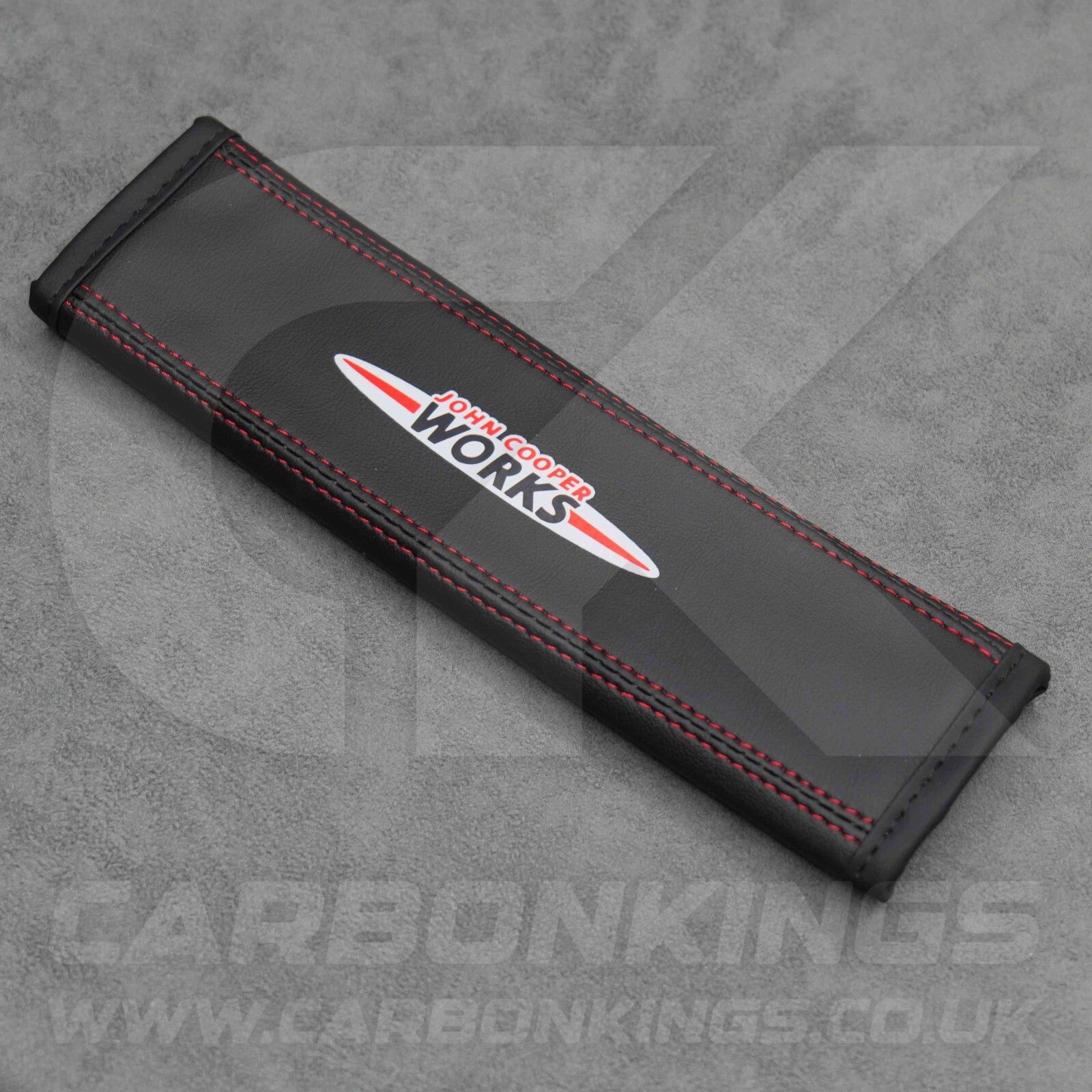 John Cooper Works JCW Leather Seatbelt Shoulder Cover Pad Protector Mini Cooper