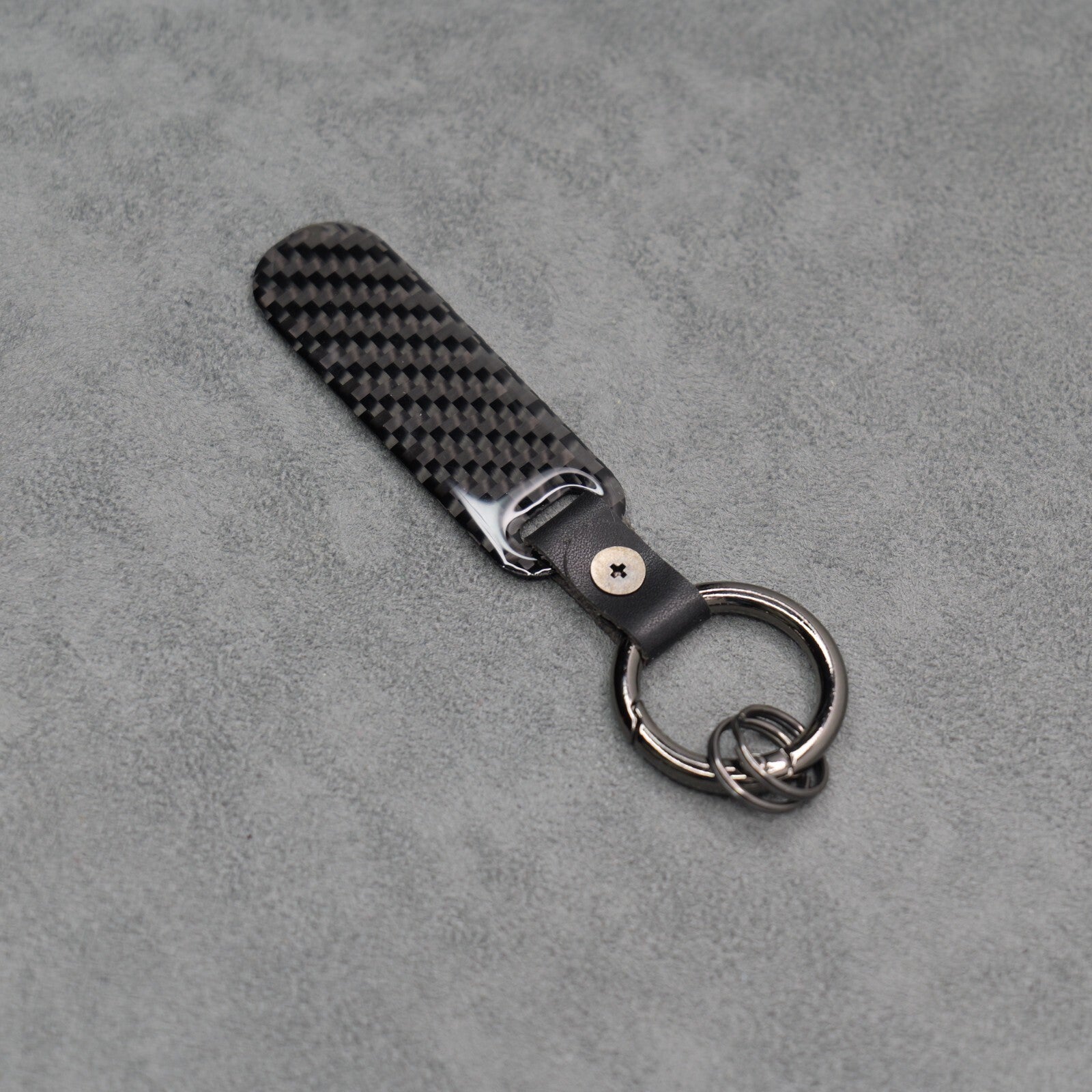 Ford ST Carbon Fibre Gel Car Key Ring Chain Focus Fiesta Puma Premium & Durable