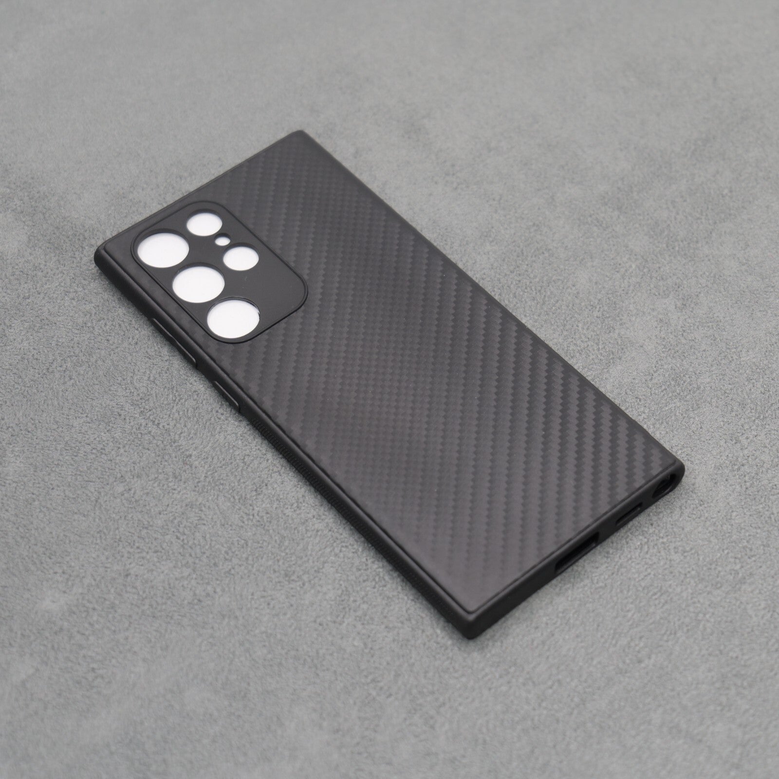 Carbon Fibre Thin Samsung Galaxy Phone Case S20 S21 S22 S23 S24 FE Plus Ultra +