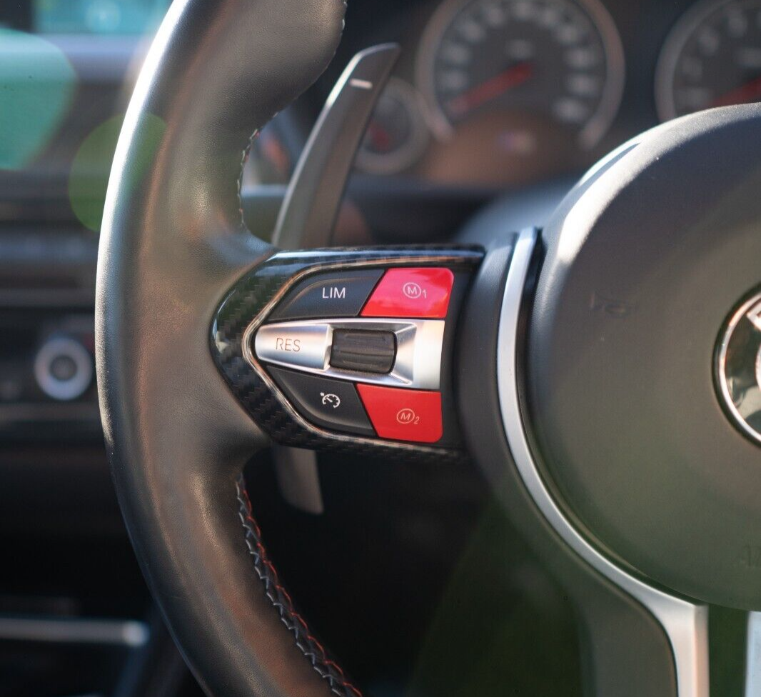 BMW Red M1 & M2 Buttons Set for M2 M3 M4 M5 M6 X5M X6M F80 F82 F83 F85 F87 F10