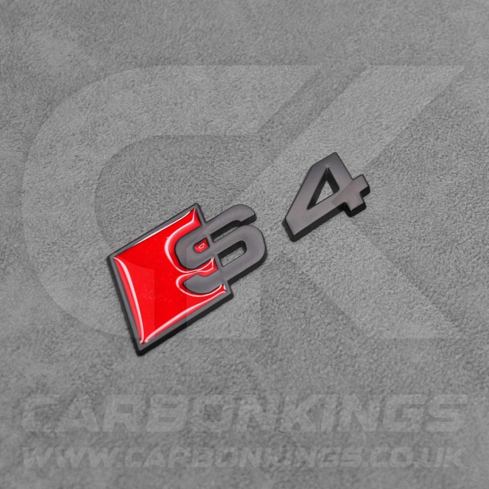 Audi S4 Matte Black Boot Rear Badge Letters Logo Emblem S 4A 8D 8E 8H 8W