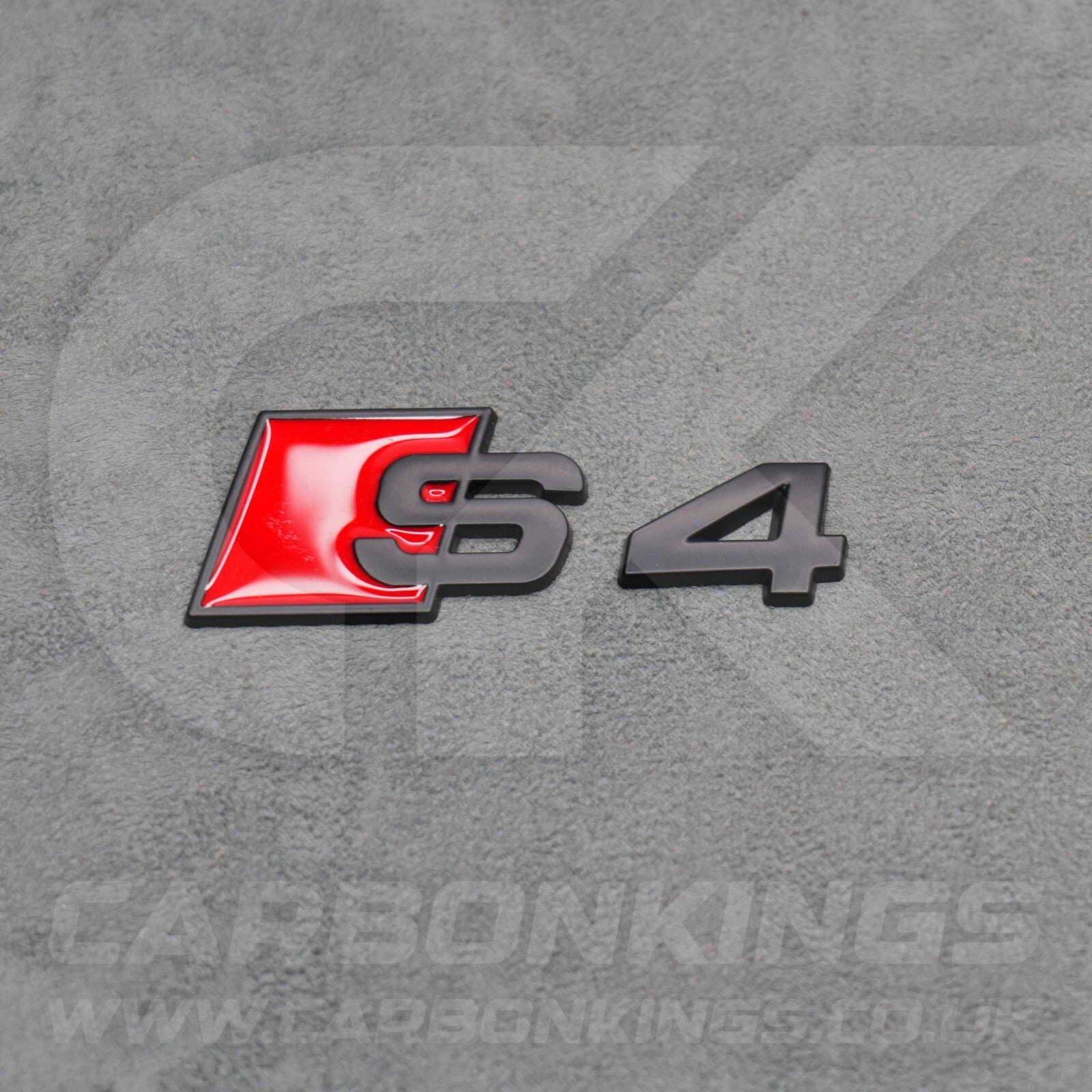Audi S4 Matte Black Boot Rear Badge Letters Logo Emblem S 4A 8D 8E 8H 8W
