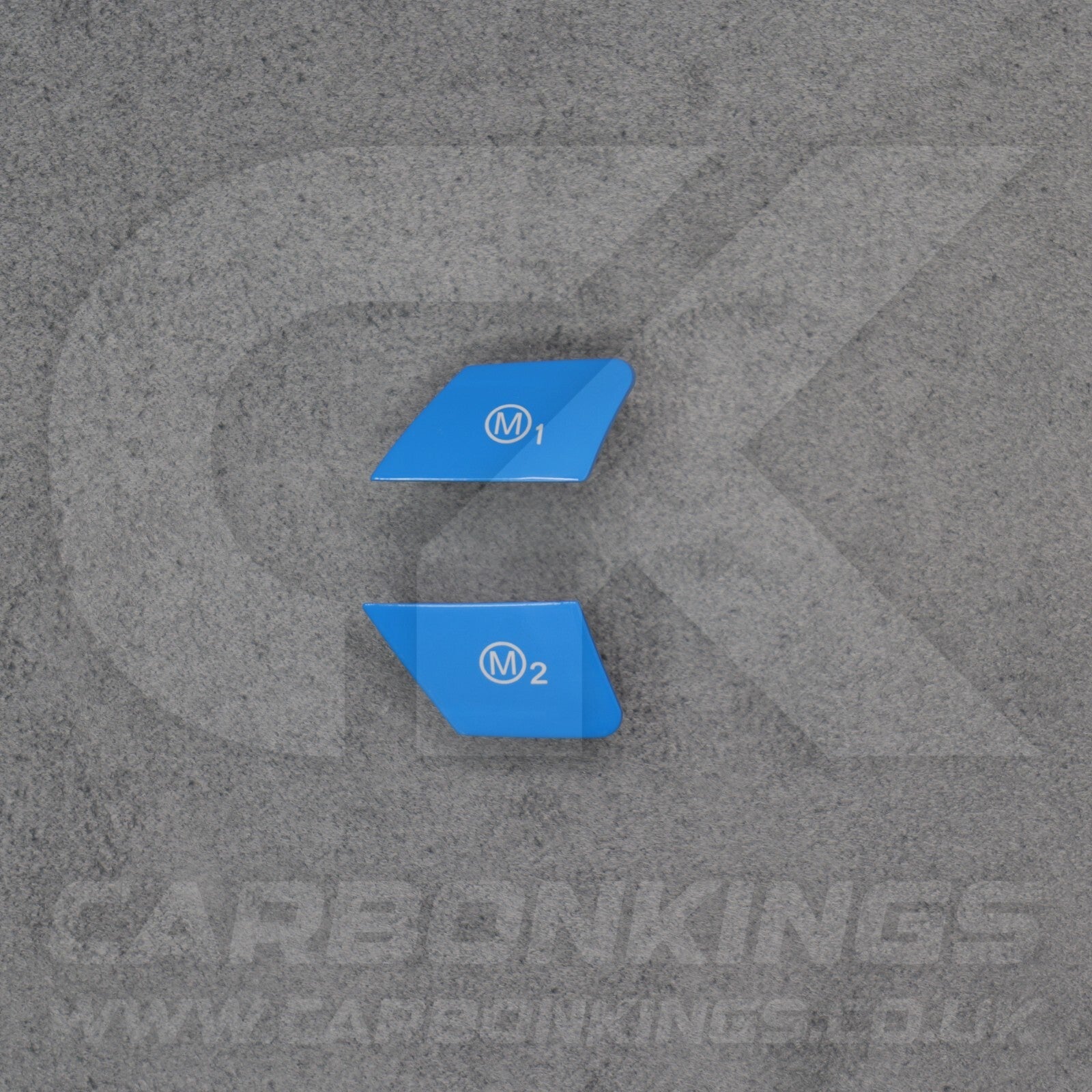 BMW Blue M1 & M2 Buttons Set for M2 M3 M4 M5 M6 X5M X6M F80 F82 F83 F85 F87 M