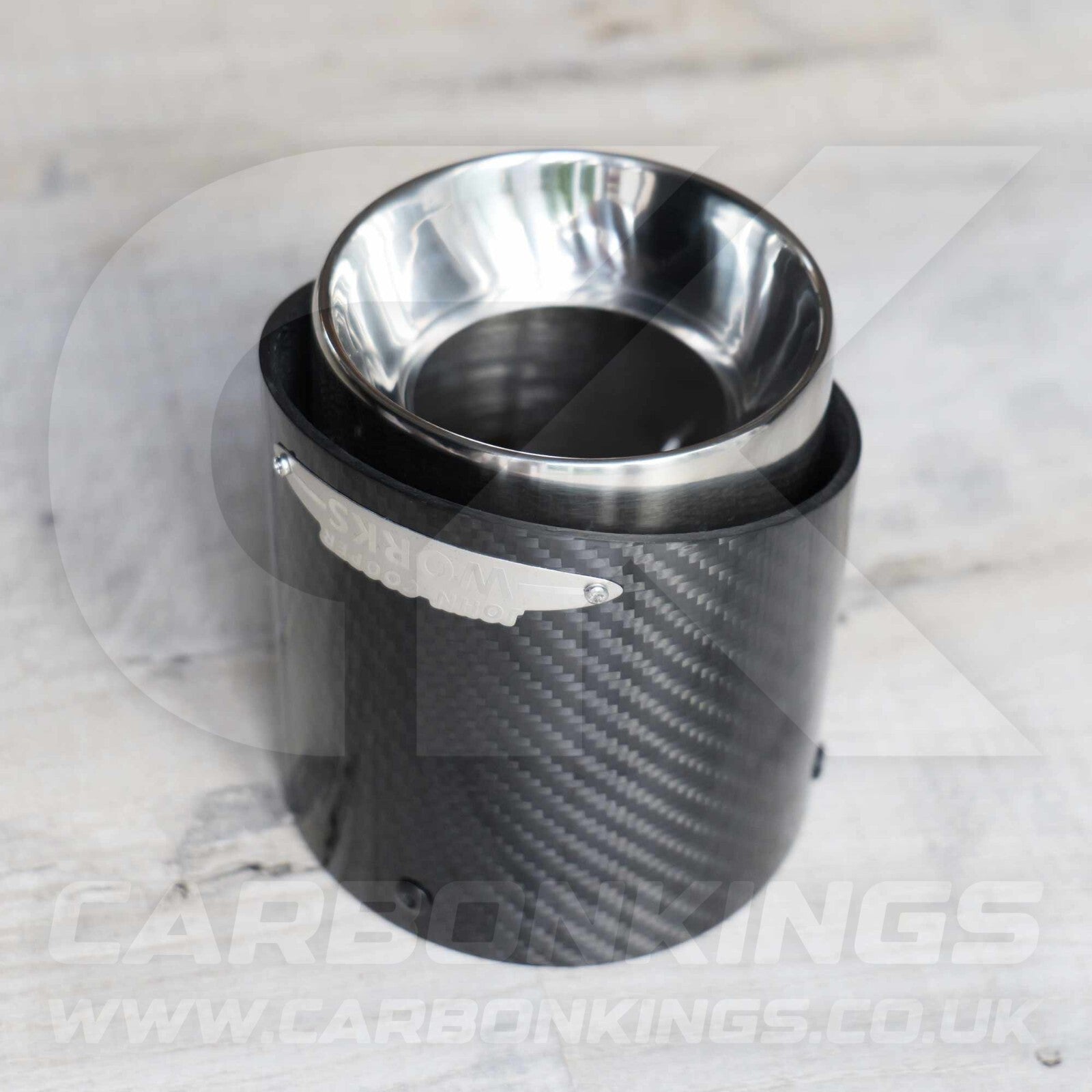 85mm Mini JCW Carbon Fibre Exhaust Tip F54 F55 F56 F57 F60 R55 R59 Cooper S SD