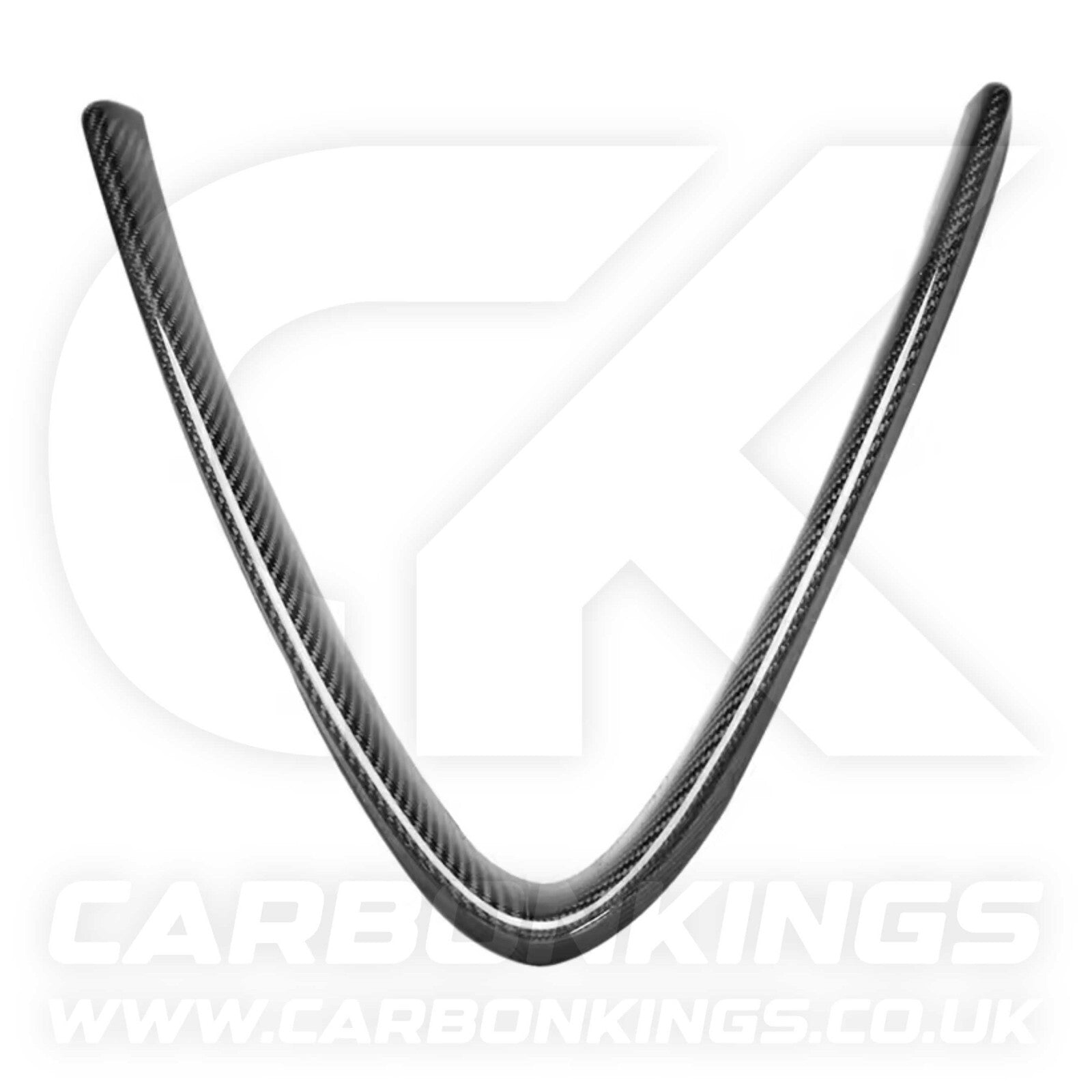 Alfa Romeo Giulia Quadrifoglio Real Carbon Fibre V Shield Grill Frame Cover Trim