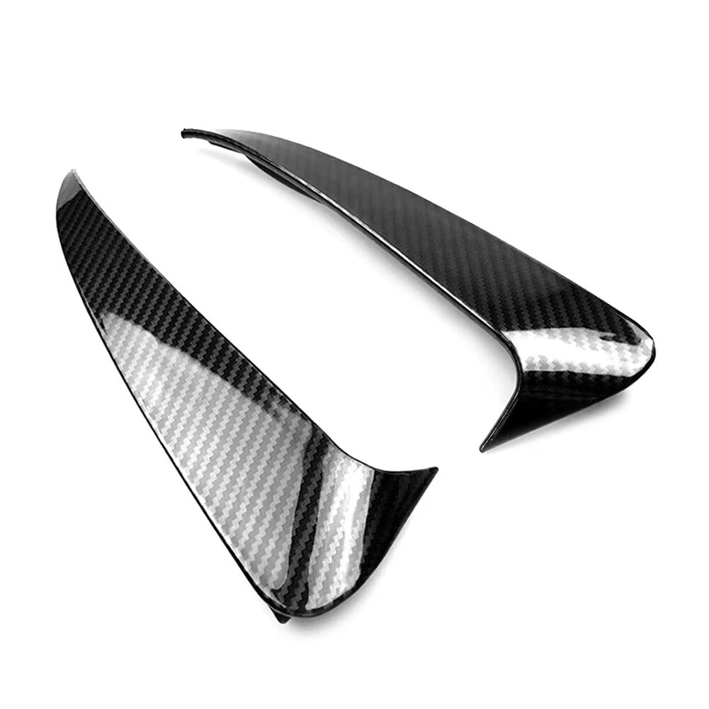 Mercedes C43 C63 Coupe Carbon Fibre Style Rear Bumper Side Vent Trims C205 AMG