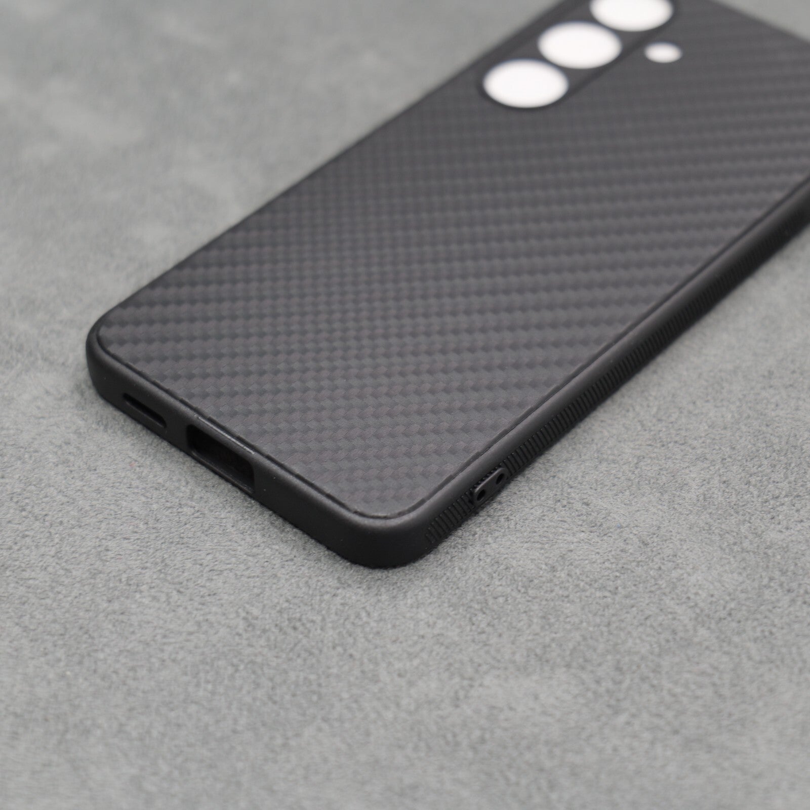 Carbon Fibre Thin Samsung Galaxy Phone Case S20 S21 S22 S23 S24 FE Plus Ultra +