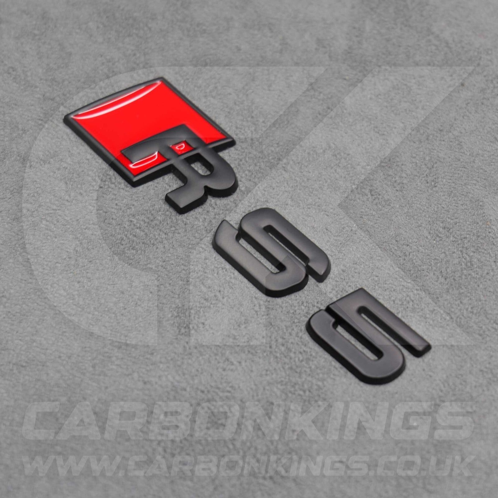 Audi RS5 Matte Black Boot Rear Badge Letters Logo Emblem S B8 8T B9 B10