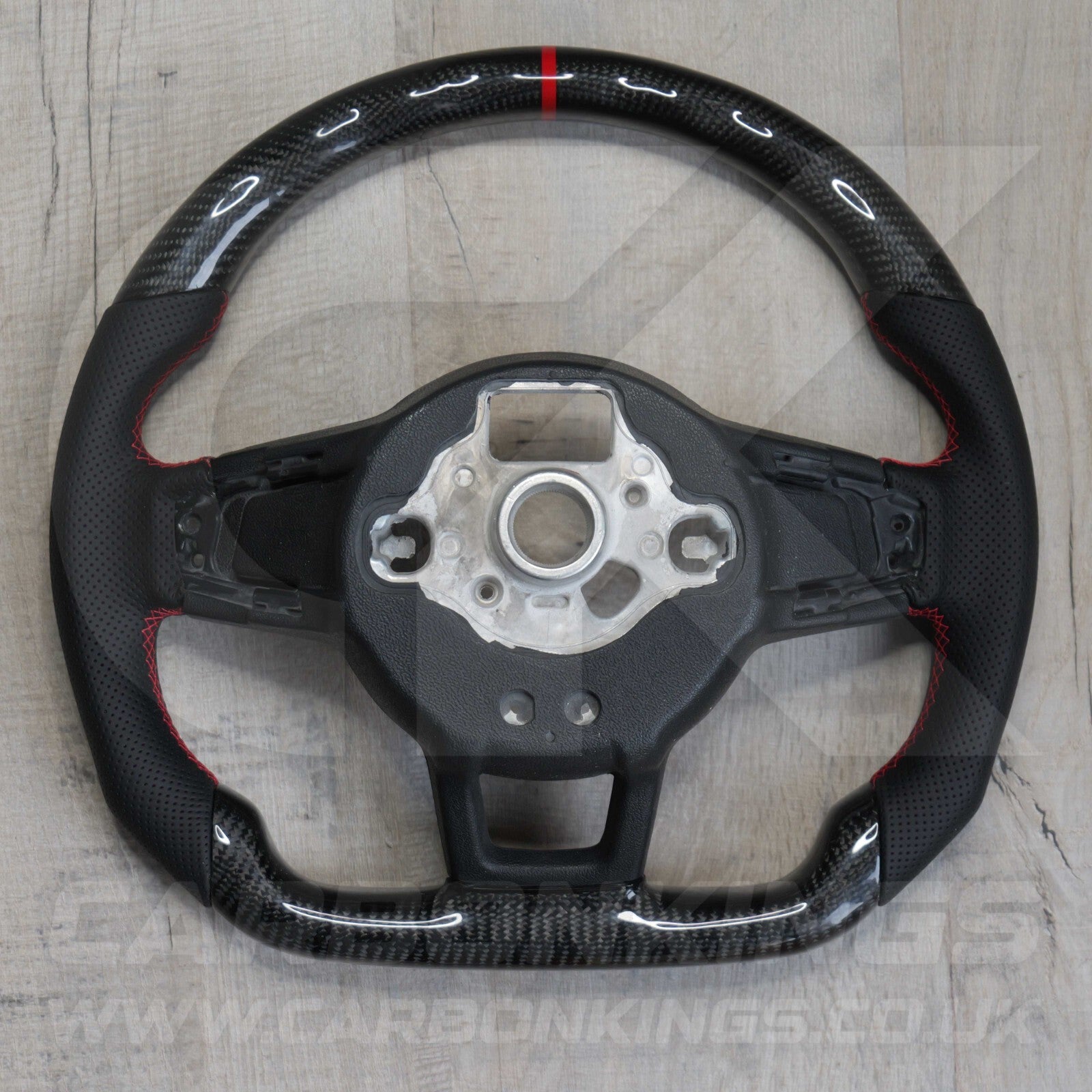 Volkswagen Carbon Fibre Steering Wheel VW Golf MK7 MK7.5 R R-Line GTI GTD GTE +