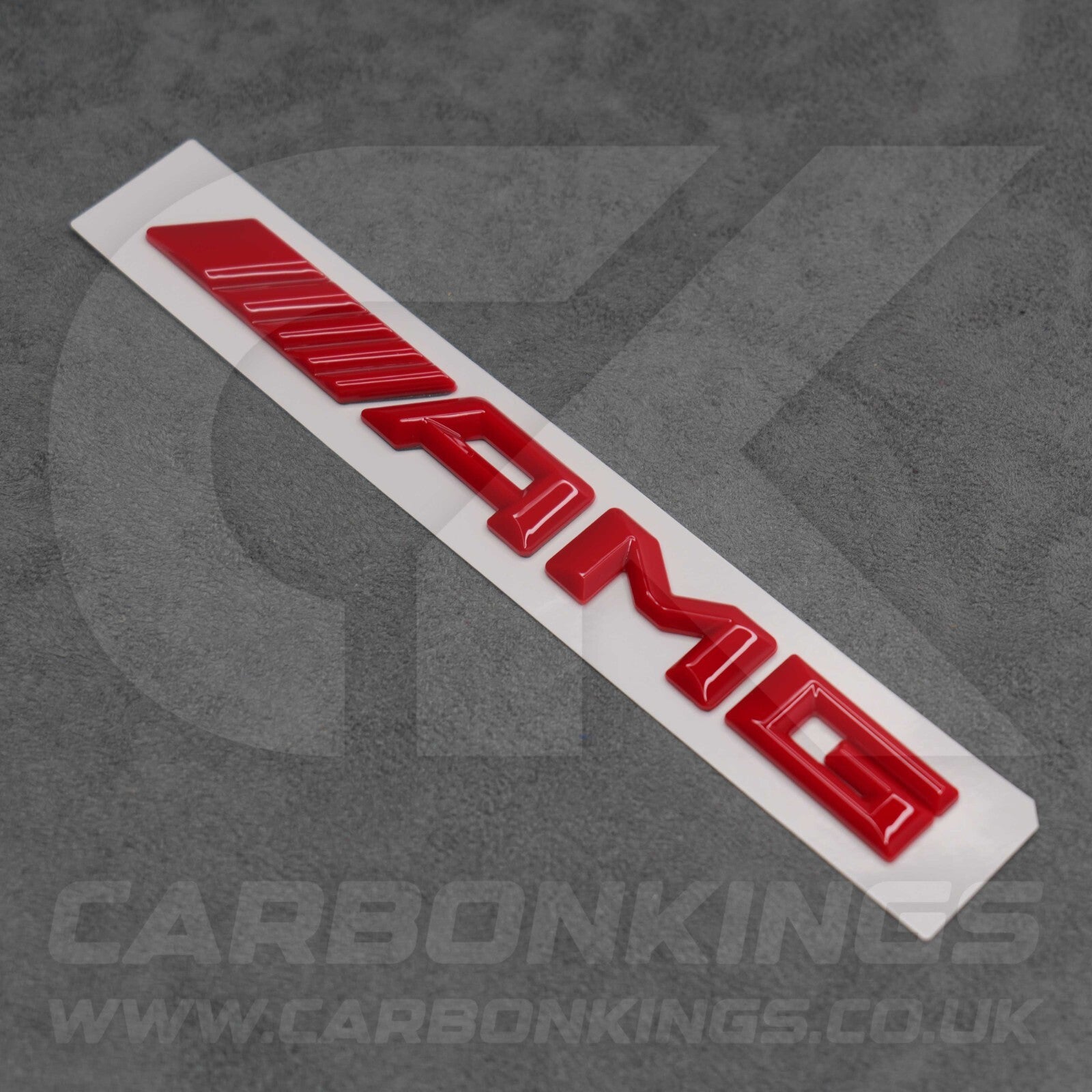 Mercedes Gloss Red AMG Boot Badge Letters C43 C63 E43 E63 A35 A45 S43 S63 GLC