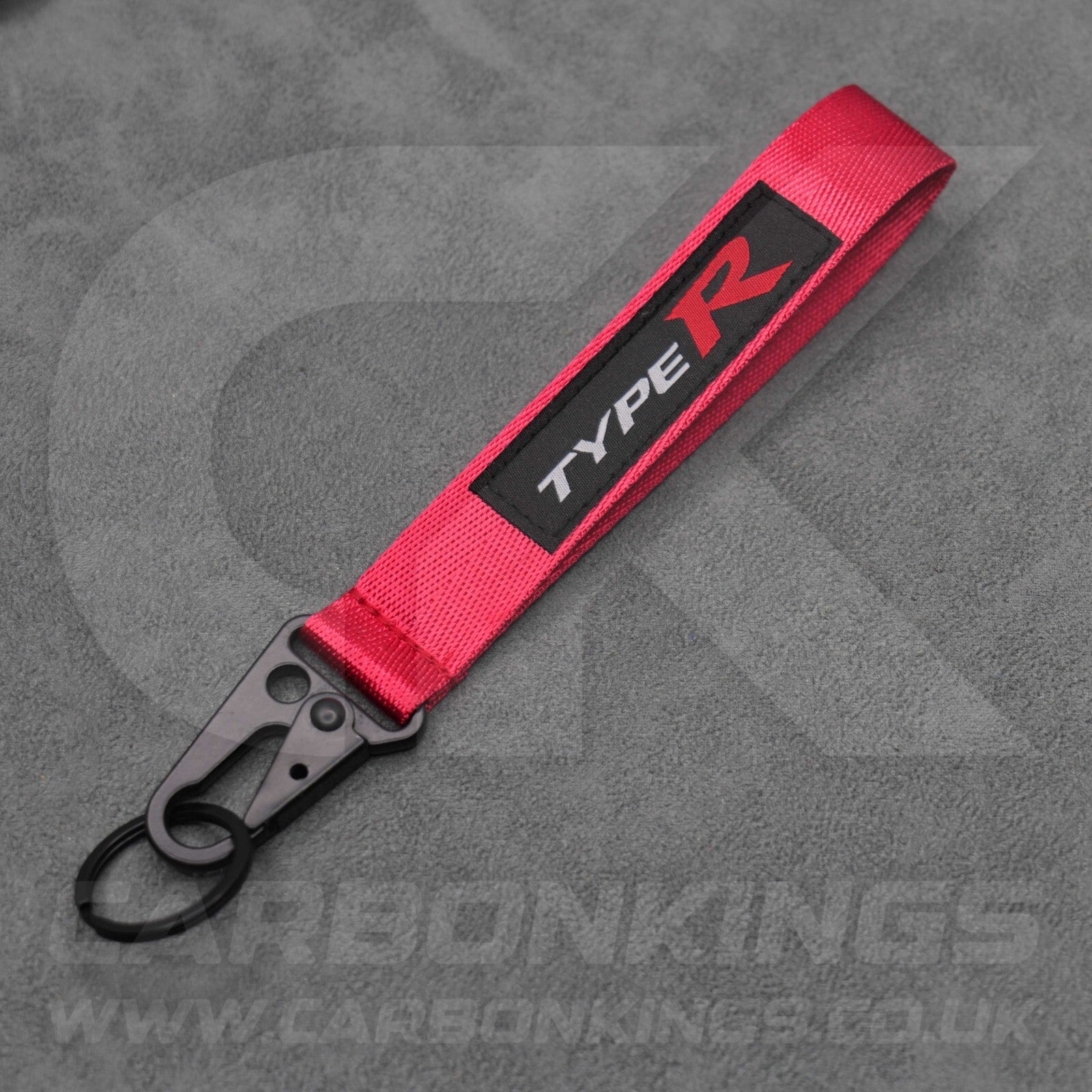 Honda Civic Type R Embroidered Nylon Car Key Ring Chain Premium EP3 FK2 FK8 FL5