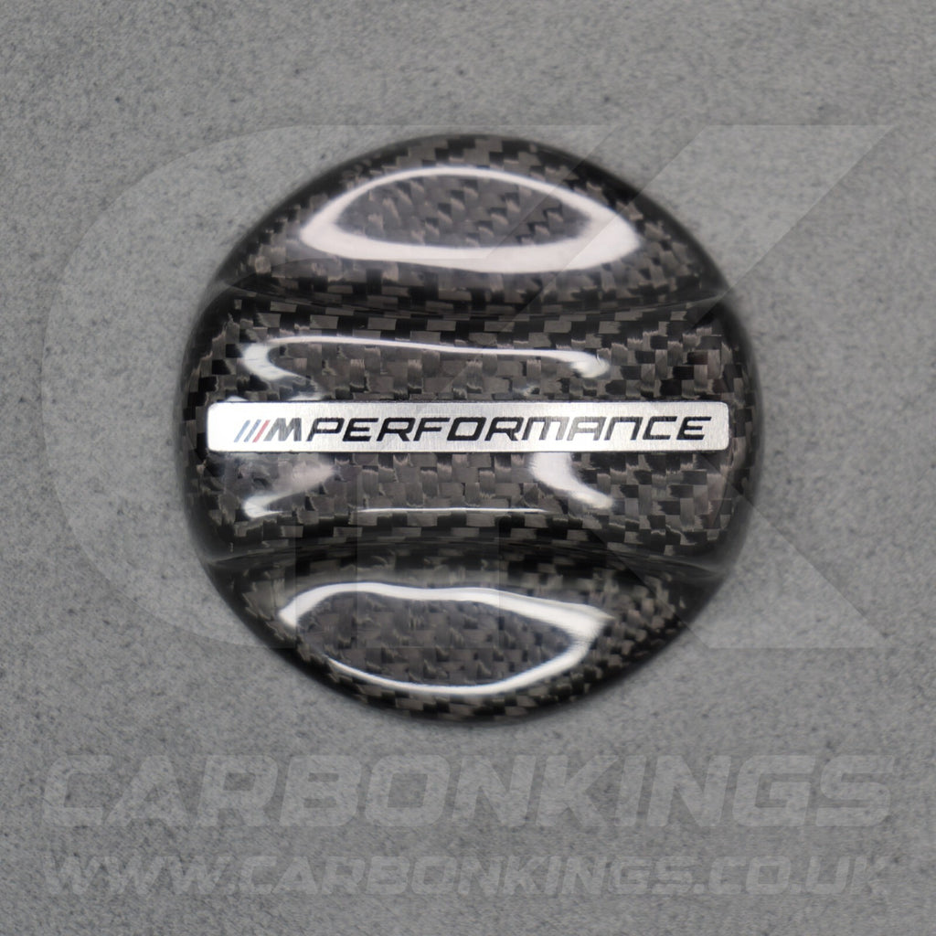 BMW Genuine Carbon Fibre M Performance Fuel Cap Filler Cover 1 2 3 4 5 6 Series