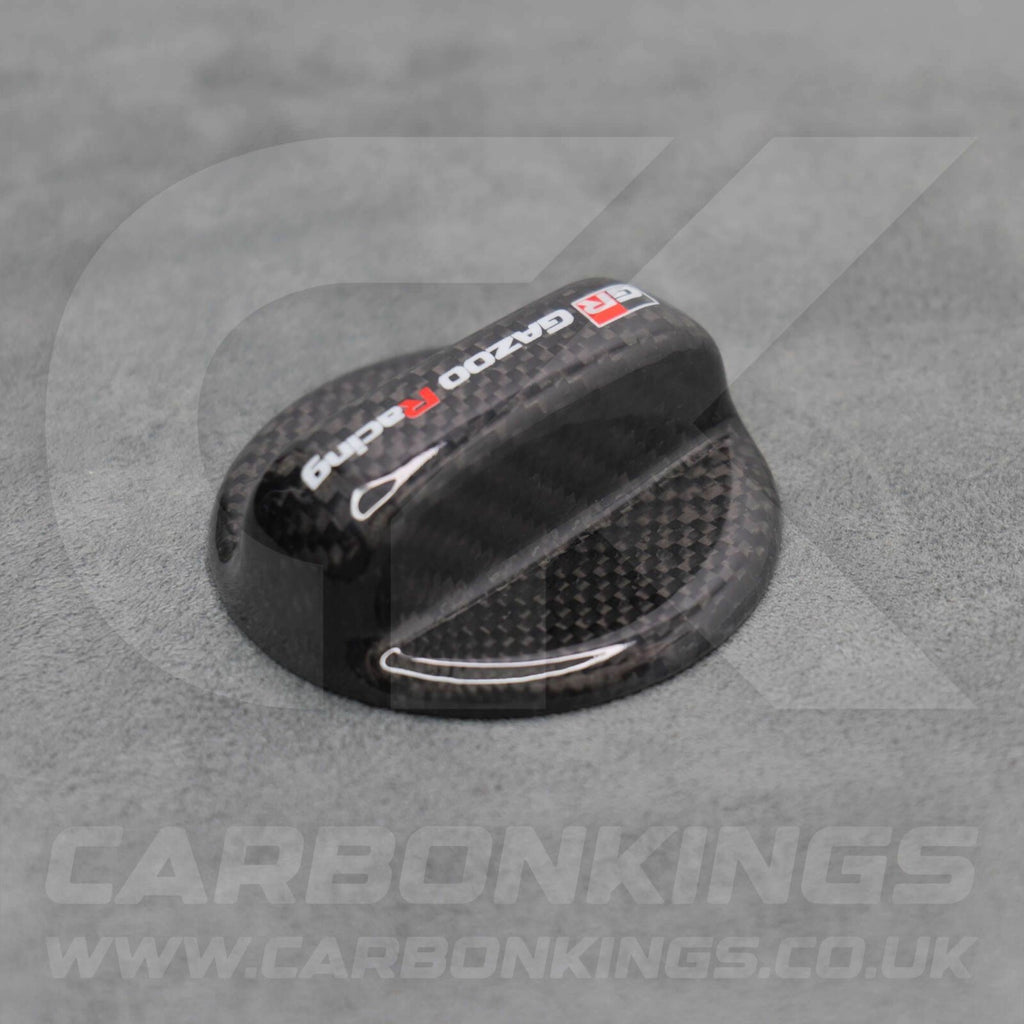 Toyota GR Sport Real Carbon Fibre Gazoo Racing Fuel Filler Cap Yaris Supra GR86