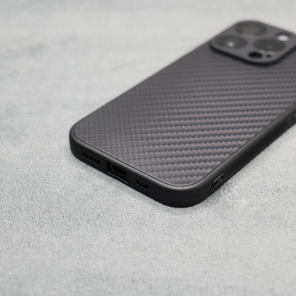 Carbon Fibre iPhone Case Apple Phone 11 12 13 14 15 16 Pro Max Plus Mini Thin