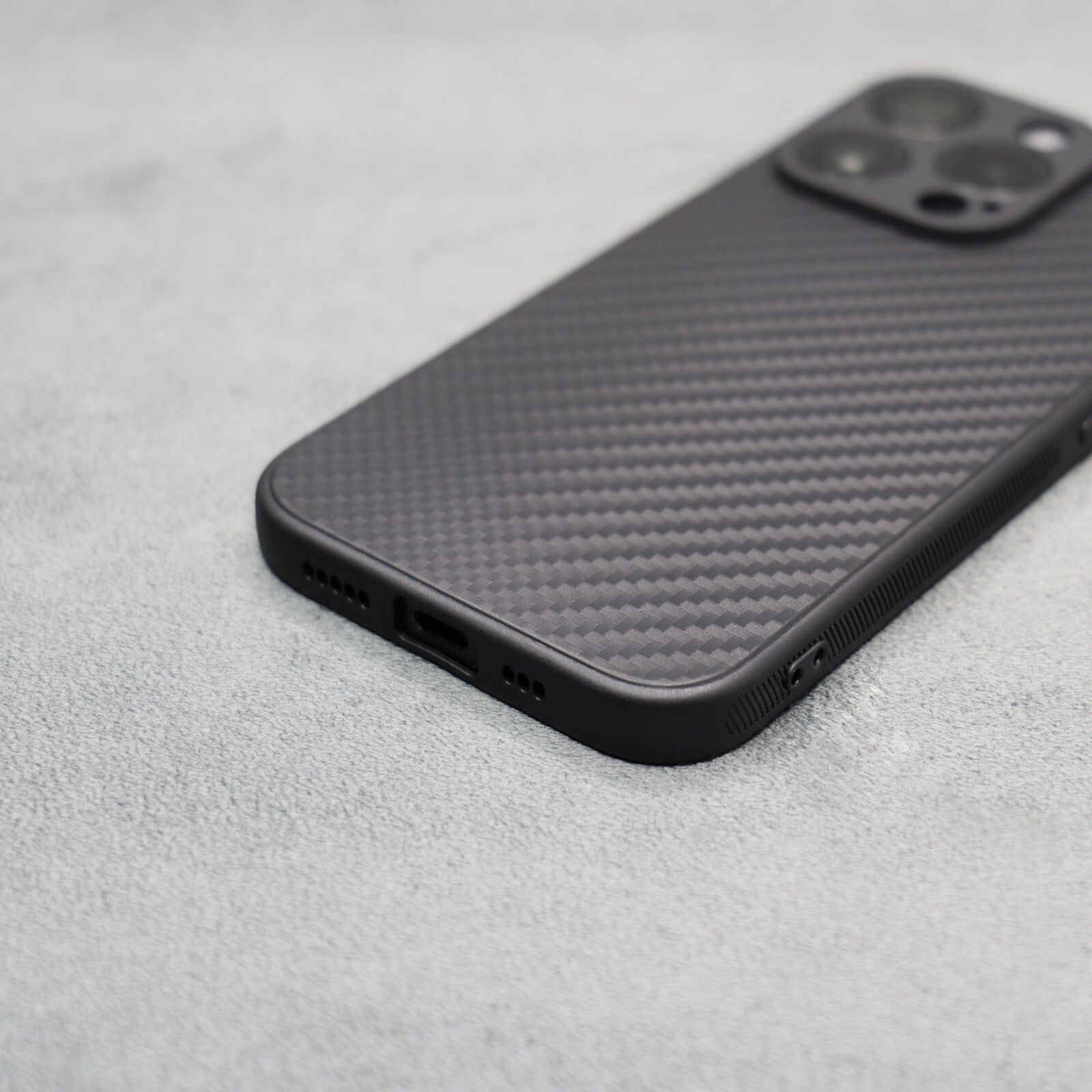 Carbon Fibre iPhone Case Apple Phone 11 12 13 14 15 16 Pro Max Plus Mini Thin