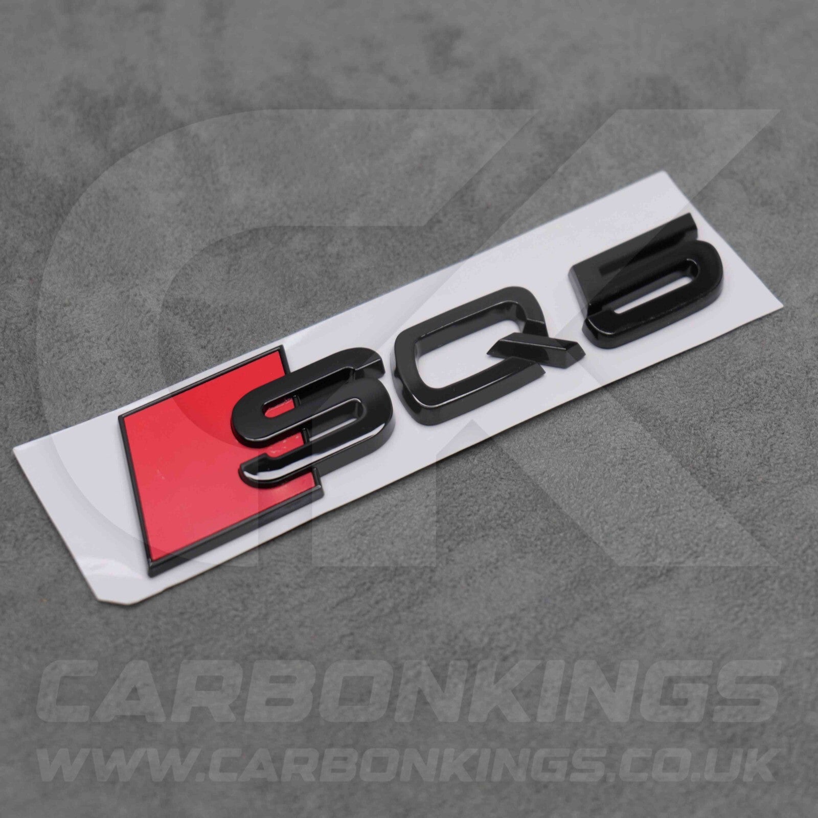 122 x 31mm Audi SQ5 Gloss Black Boot Rear Badge Letters Logo Emblem S 8R FY 80A