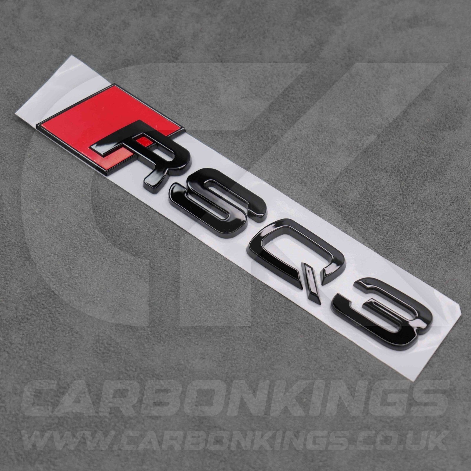 148 x 37mm Audi RSQ3 Gloss Black Boot Rear Badge Letters Logo Emblem S 8U F3