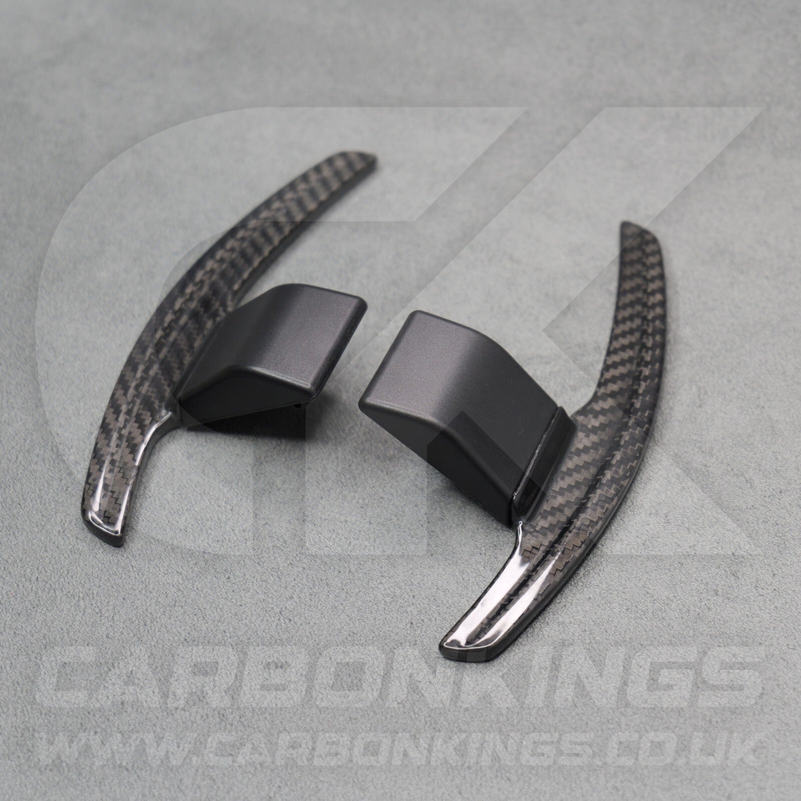 Carbon Fibre & Red +/- Gear Paddle Shifters for BMW F80 M3 F82 F83 M4 F87 M2 F30