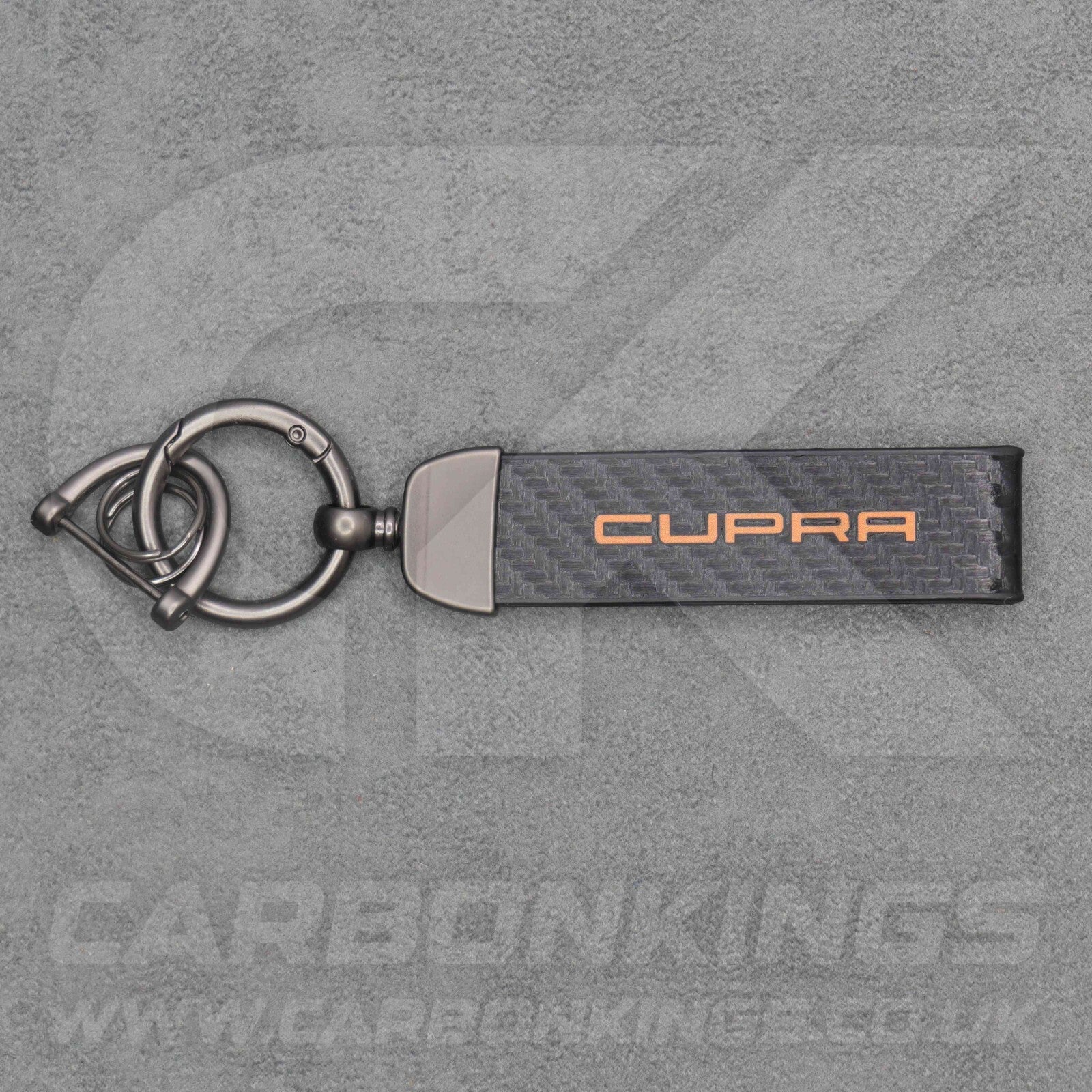 CUPRA Carbon Fibre Key Ring Chain VZ Born Ateca Leon Formentor Tavascan Terramar