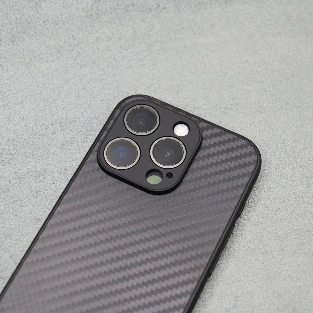 Carbon Fibre iPhone Case Apple Phone 11 12 13 14 15 16 Pro Max Plus Mini Thin