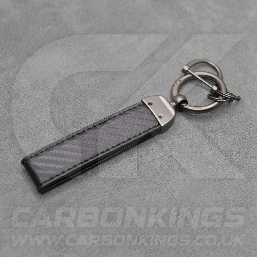 Fiat Abarth Carbon Fibre Key Ring Chain Premium & Durable 500 595 695 Punto