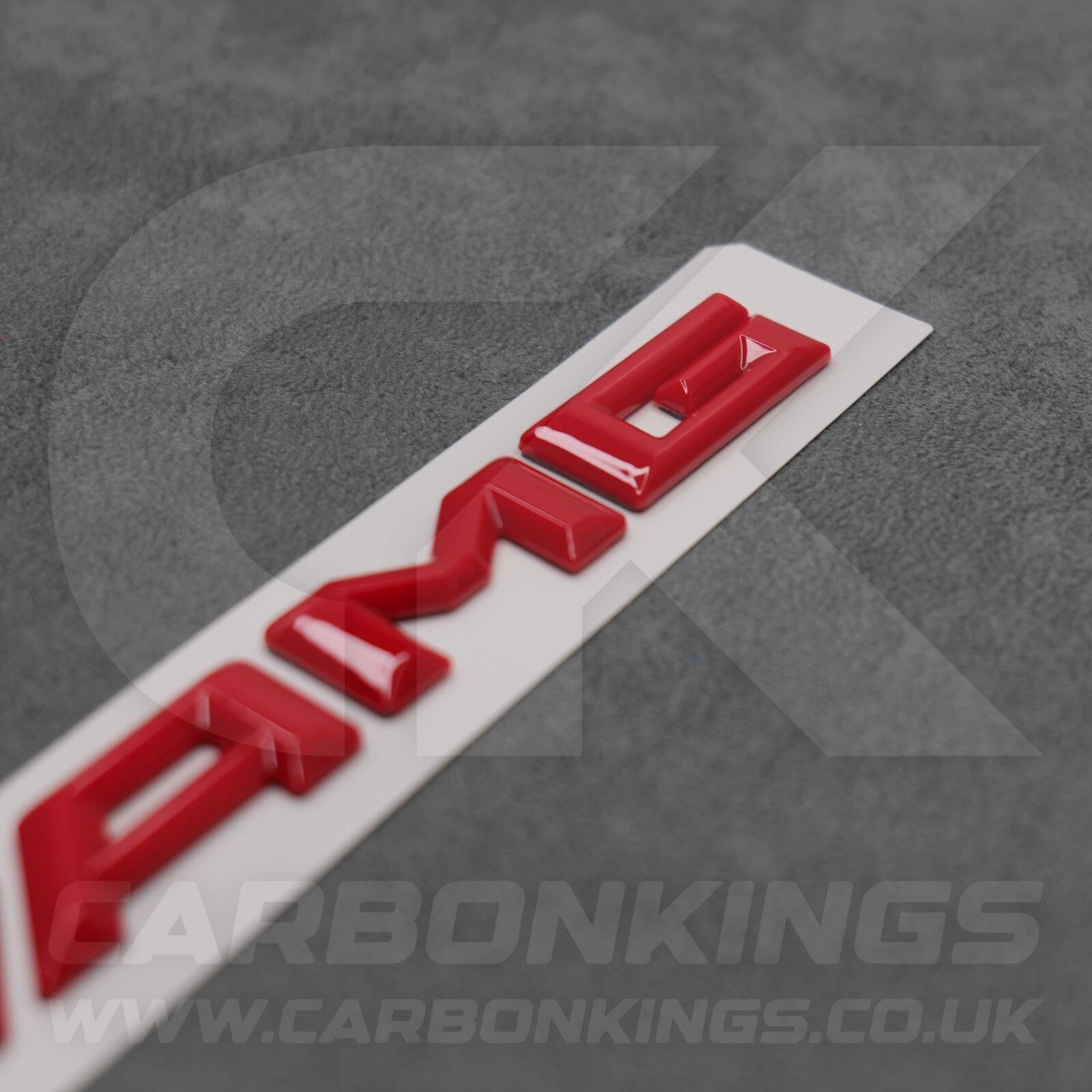 Mercedes Gloss Red AMG Boot Badge Letters C43 C63 E43 E63 A35 A45 S43 S63 GLC