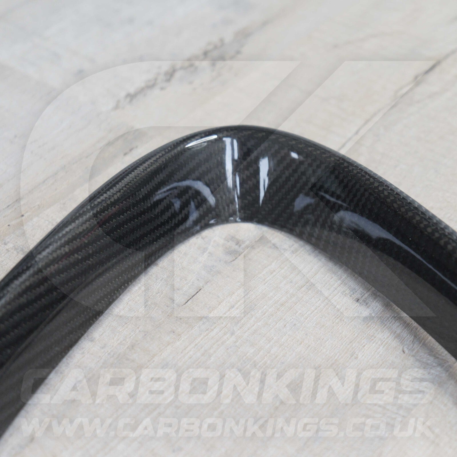 Alfa Romeo Giulia Quadrifoglio Real Carbon Fibre V Shield Grill Frame Cover Trim