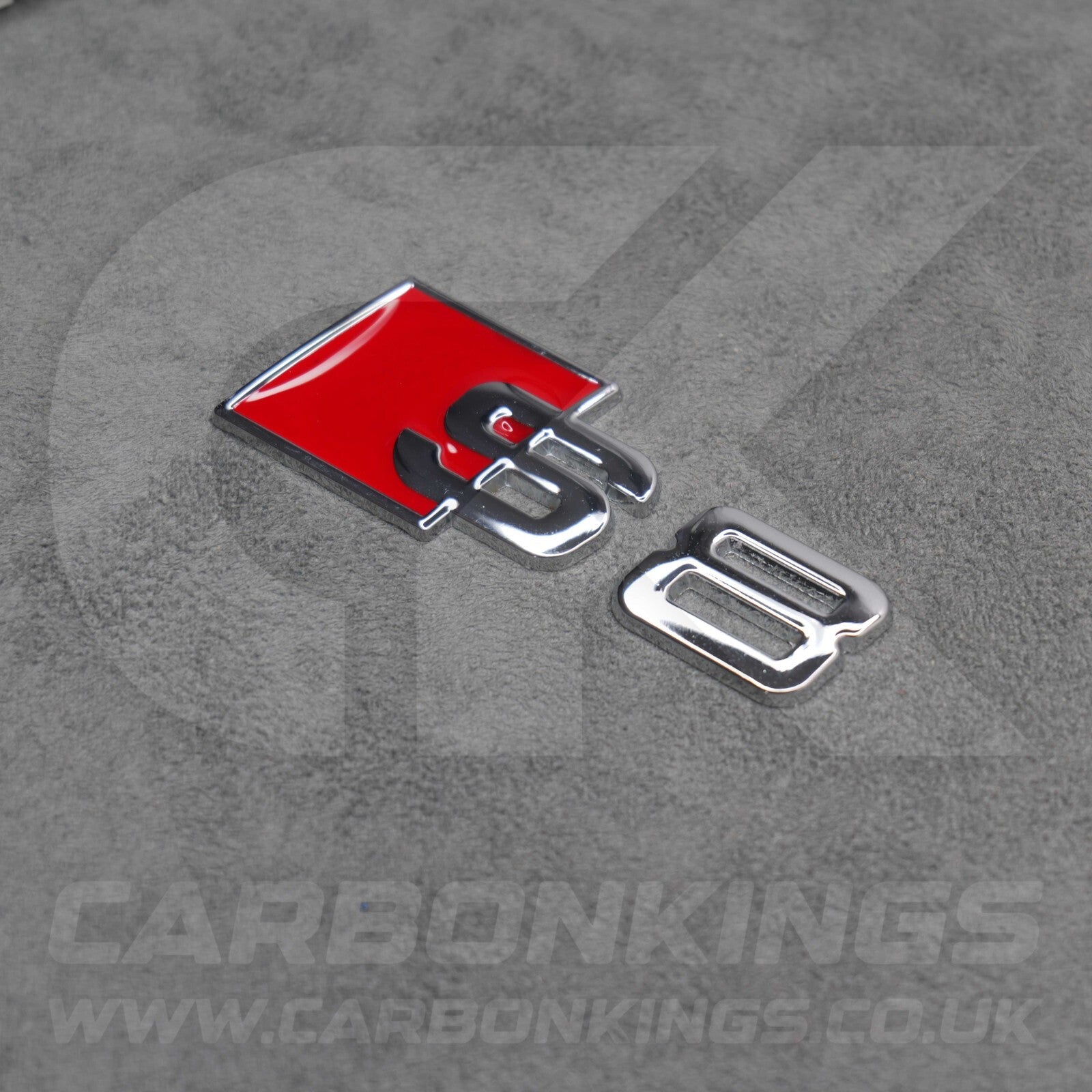 Audi S8 Silver Chrome Boot Rear Badge Letters Logo Emblem S D2 D3 D4 D5