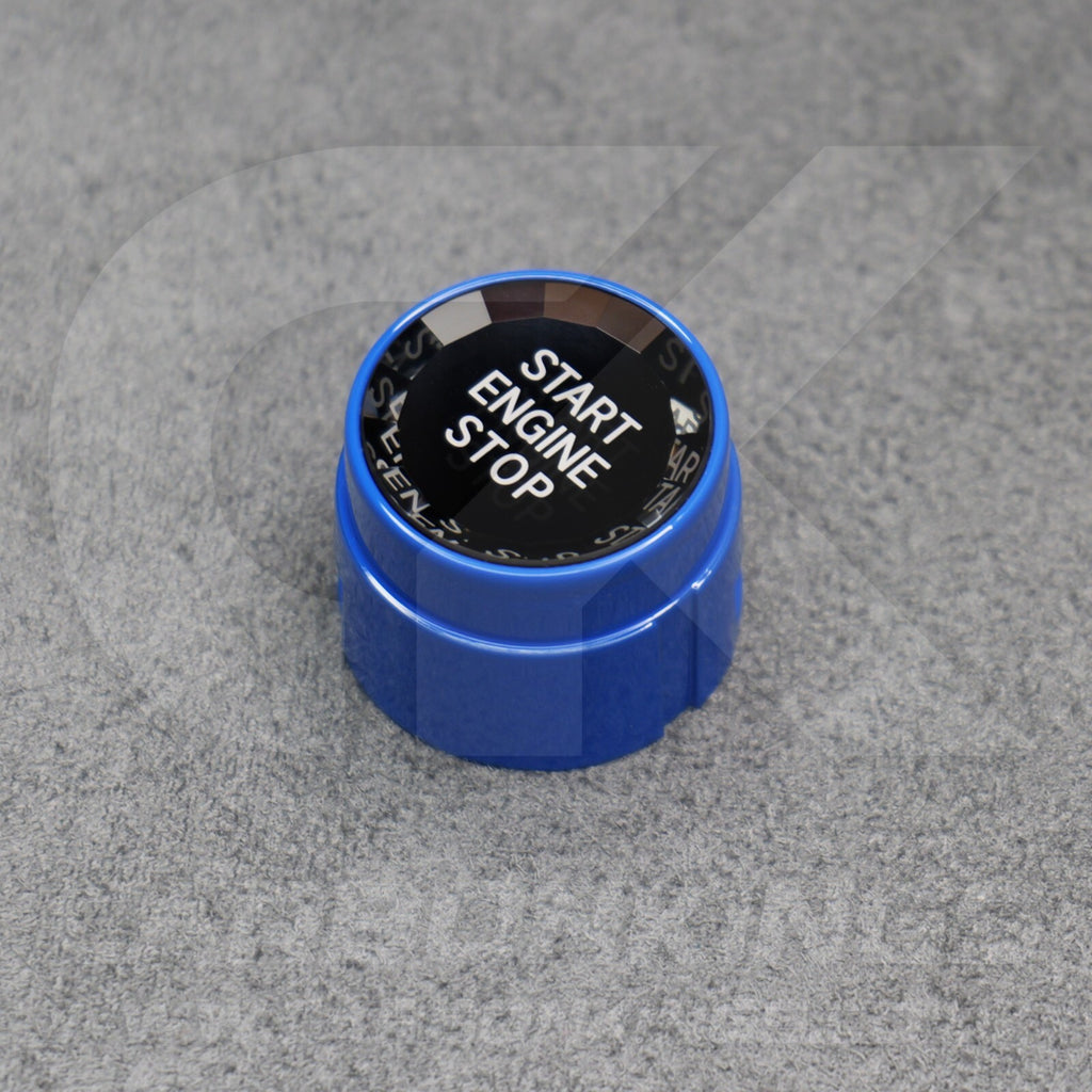 Blue Crystal Start Engine Button for BMW 5 6 7 Series F01 F02 F10 F11 F12 2009 +