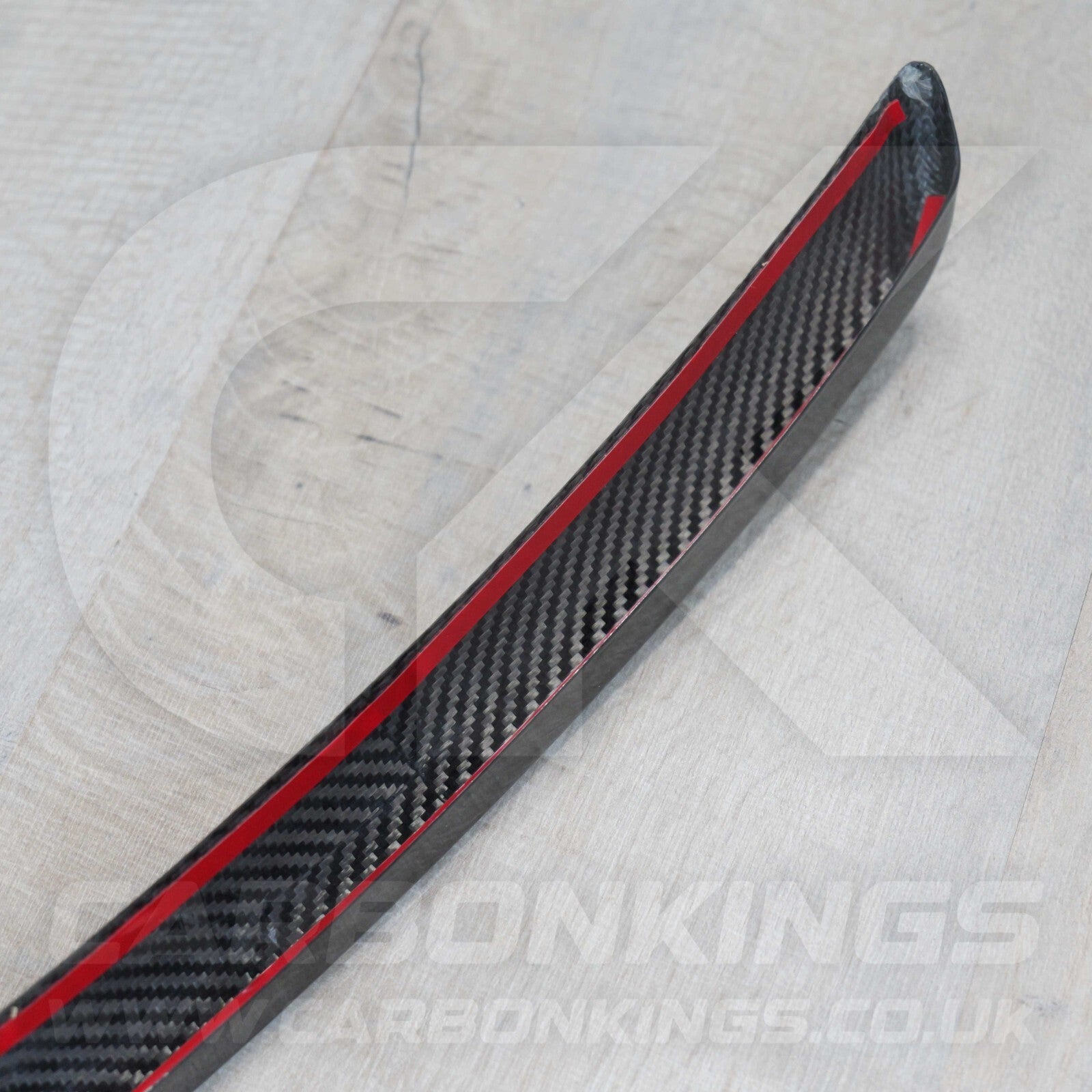 Alfa Romeo Giulia Quadrifoglio Real Carbon Fibre V Shield Grill Frame Cover Trim