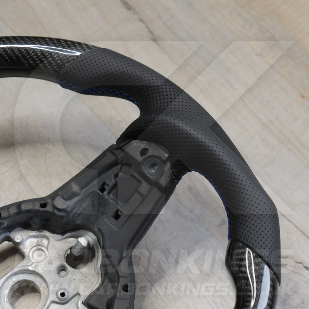 Volkswagen Carbon Fibre Steering Wheel VW Golf MK7 MK7.5 R R-Line GTI GTE GTD +