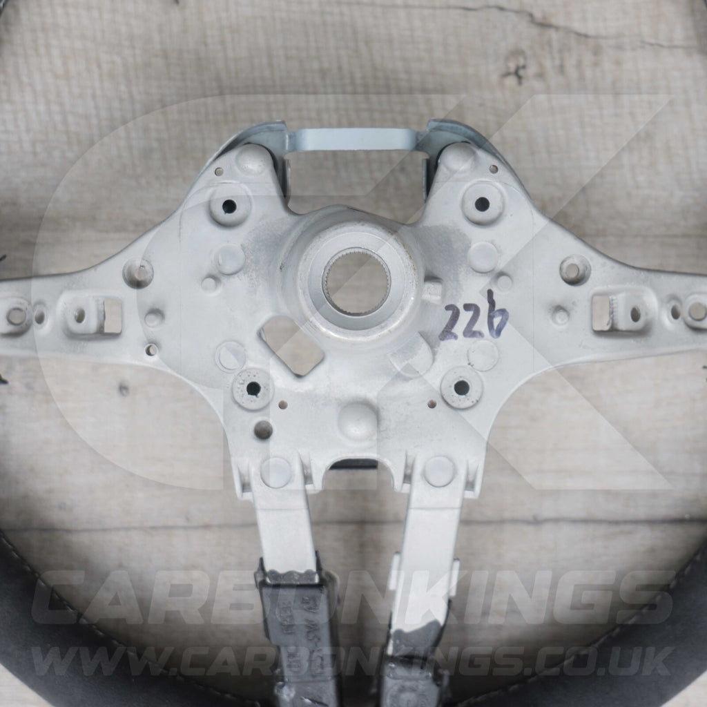 BMW Alcantara M Sport White Steering Wheel 1 2 3 4 X1 X3 X4 X5 X6 M2 M3 M4 F80 +