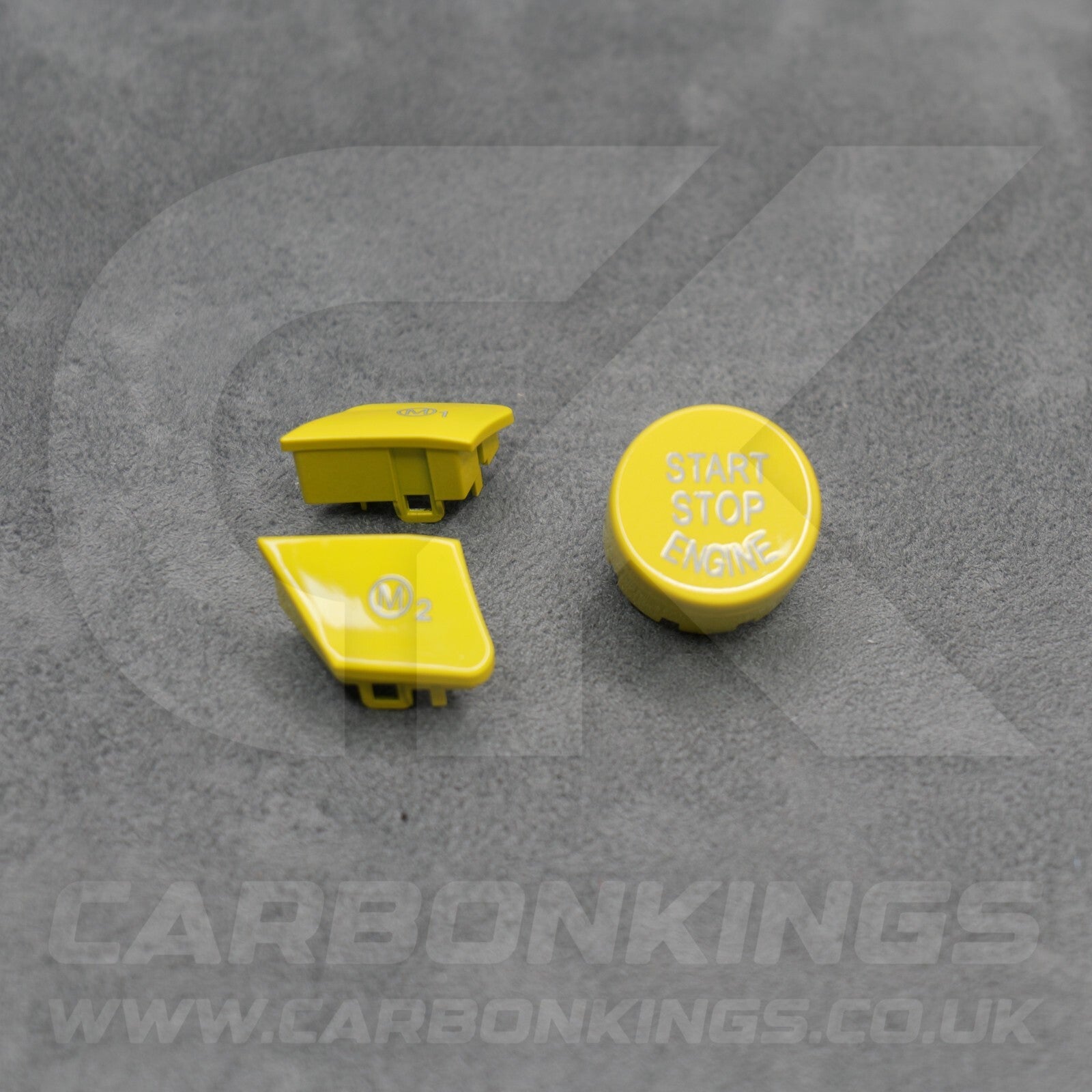 Yellow M1 M2 & Start Buttons Set for BMW M2 M3 M4 M5 M6 X5M F80 F82 F83 F85 F87