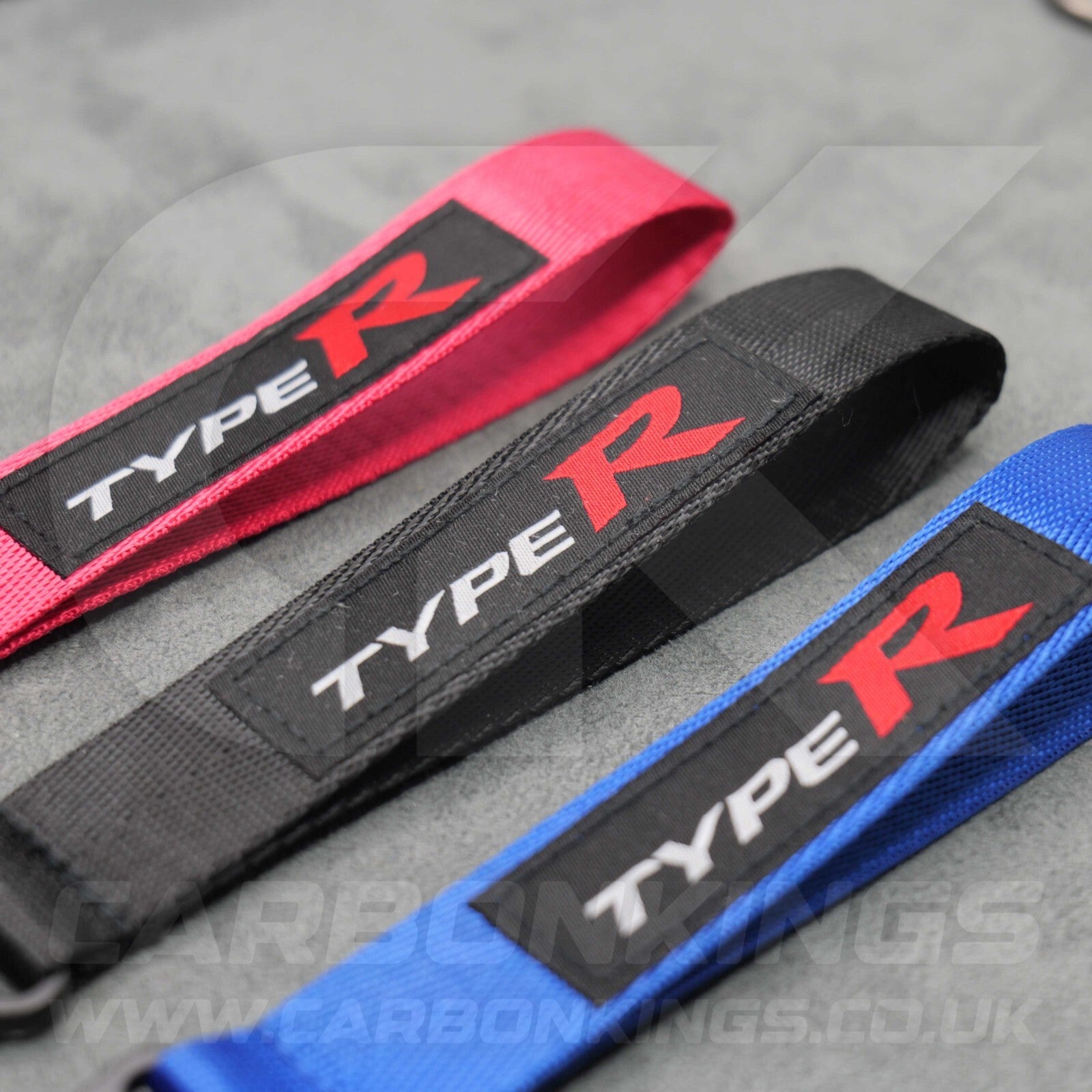 Honda Civic Type R Embroidered Nylon Car Key Ring Chain Premium EP3 FK2 FK8 FL5
