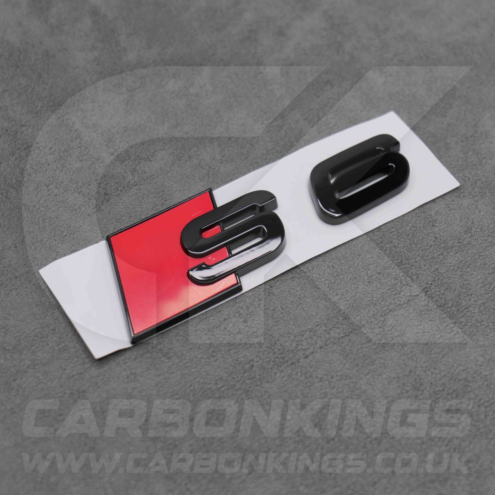 105 x 36mm Audi S6 Gloss Black Boot Rear Badge Letters Logo Emblem S 8L 8P 8V 8Y