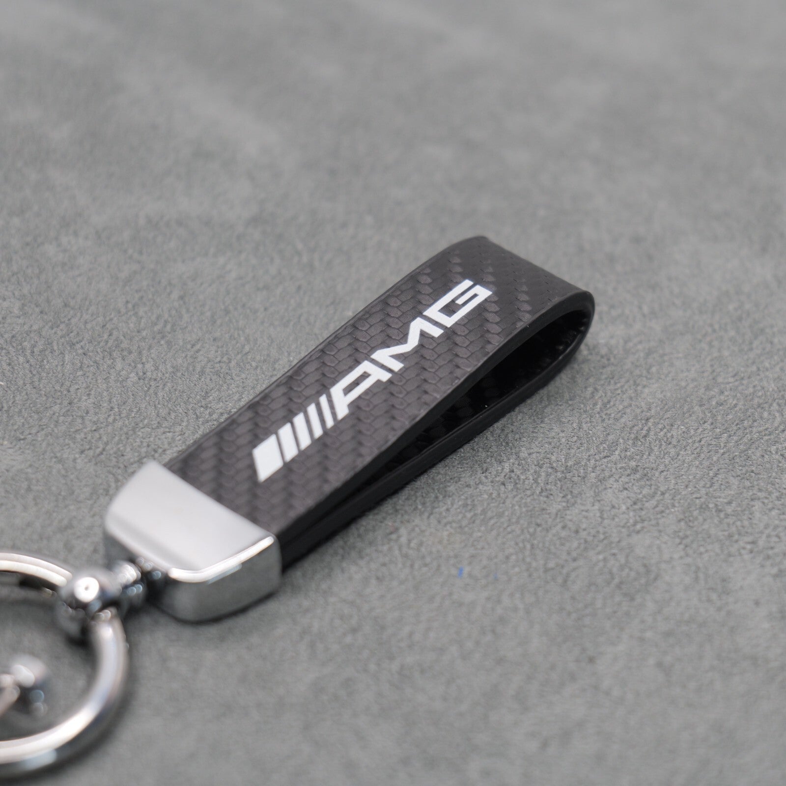 Mercedes AMG Carbon Fibre Key Ring Chain Premium Durable C63 C43 A45 E63 S63 A35