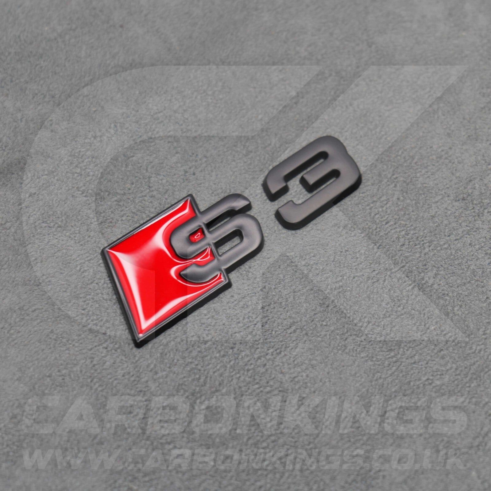 Audi S3 Matte Black Boot Rear Badge Letters Logo Emblem S 8L 8P 8V 8Y