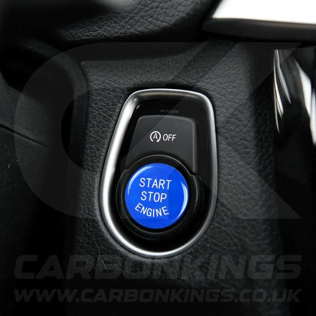 BMW Blue M1 M2 & Start Engine Button Set for M2 M3 M4 F80 F82 F83 F87 M5 M6 F10